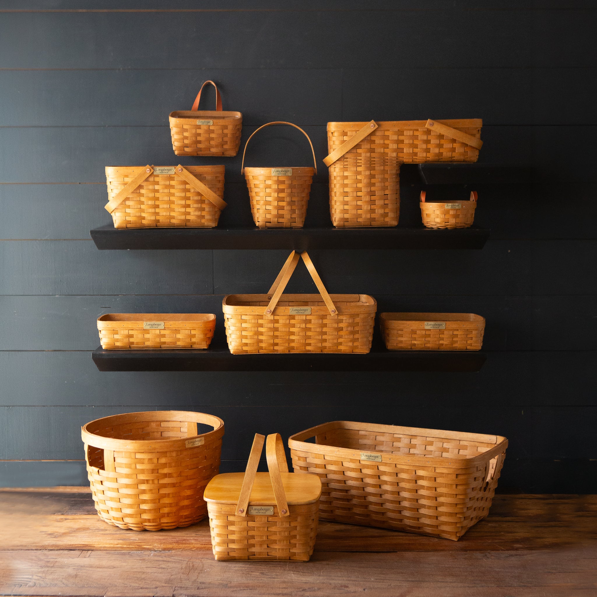 Collector's Heritage Rectangle Laundry Basket - Warm Brown - 图片 5