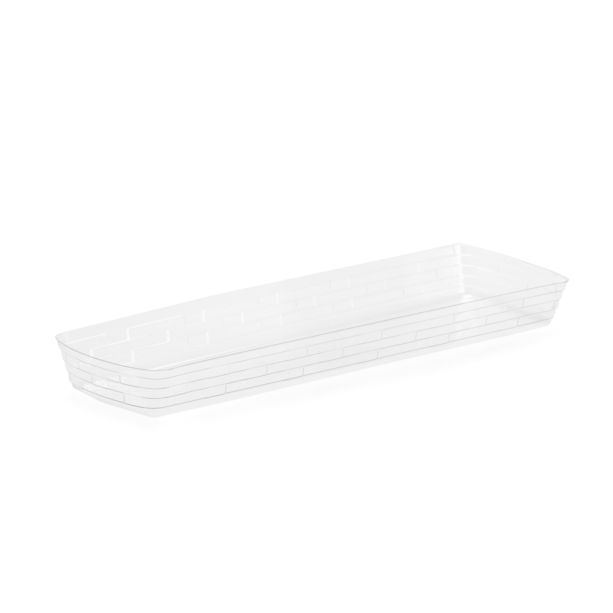 1896 Long Rectangle Serving Basket with Protector - Black - 图片 2