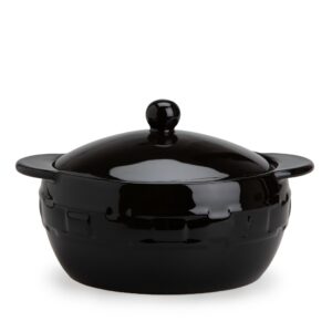 Woven Traditions® 2.5-Quart Ball Casserole - Ebony