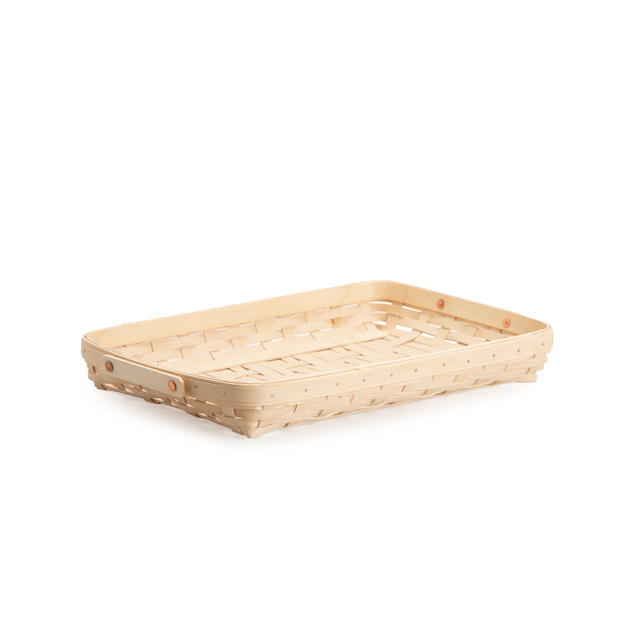 Large Baking Dish Basket - Whitewashed