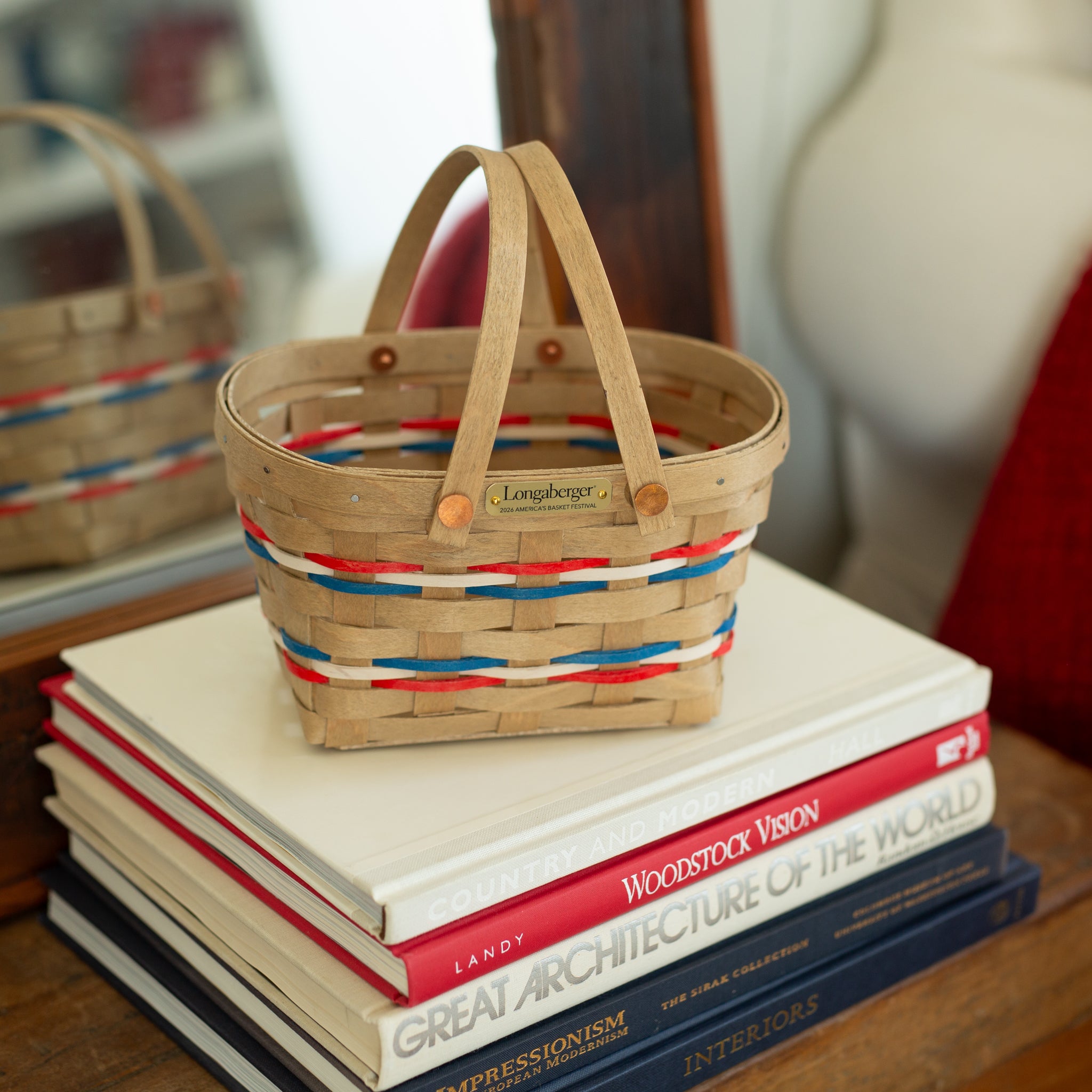 Collector's 2026 America's Basket Festival Small Carrier Basket with Protector - Independence - 图片 4