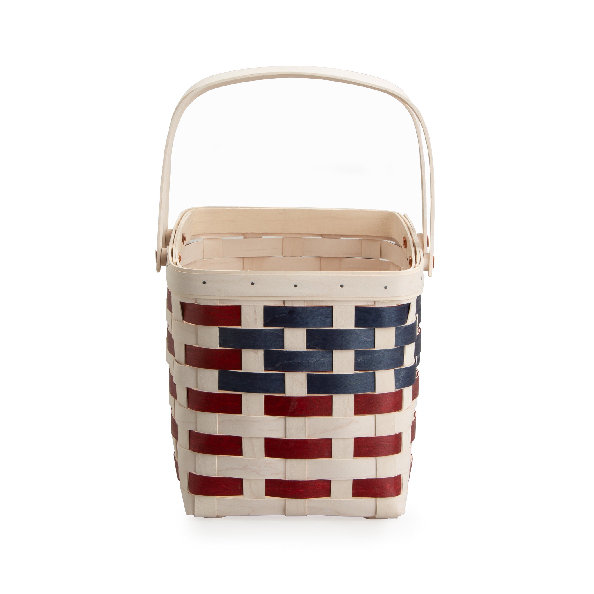 Americana Homestead Picnic Basket with Protectors - White - 图片 9
