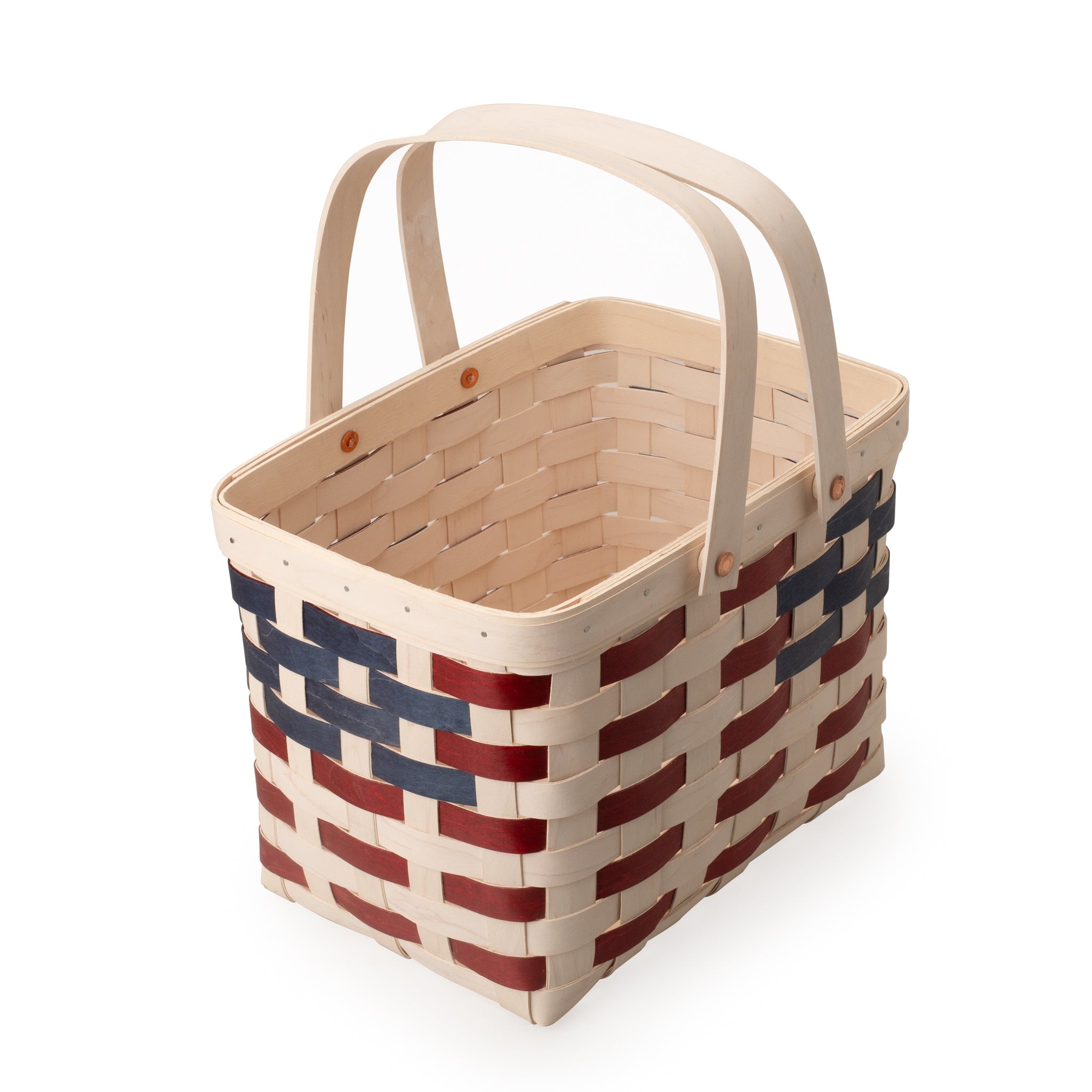 Americana Homestead Picnic Basket with Protectors - White - 图片 8