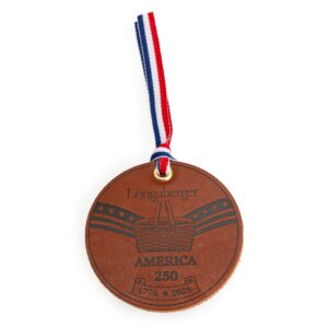 America's 250th Leather Tie-On