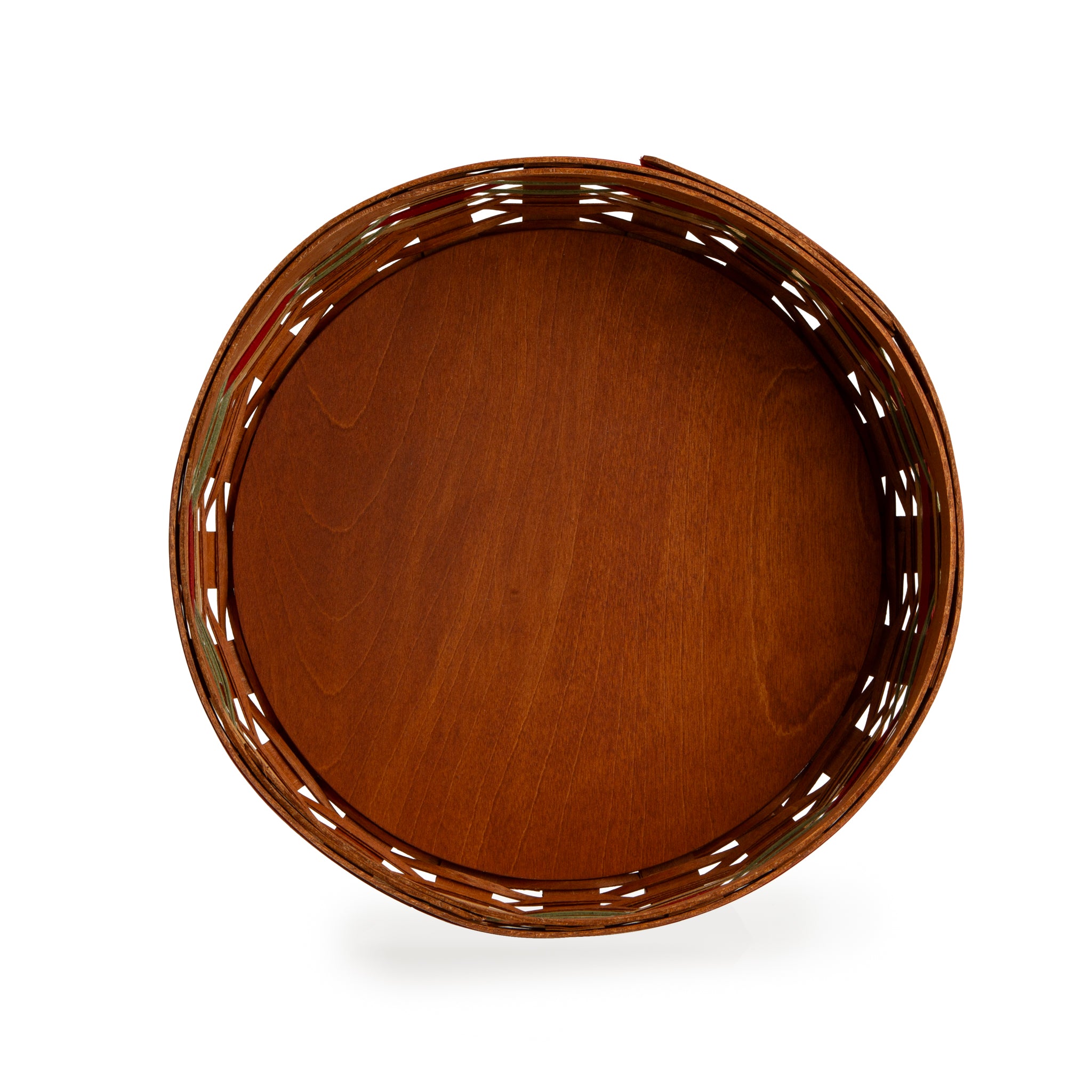 Apple Picking Medium Pie Basket with Lid and Protector - Green - 图片 12