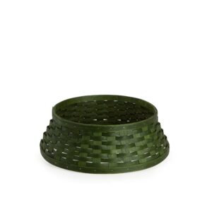 Small Tree Basket Collar - Bold Green