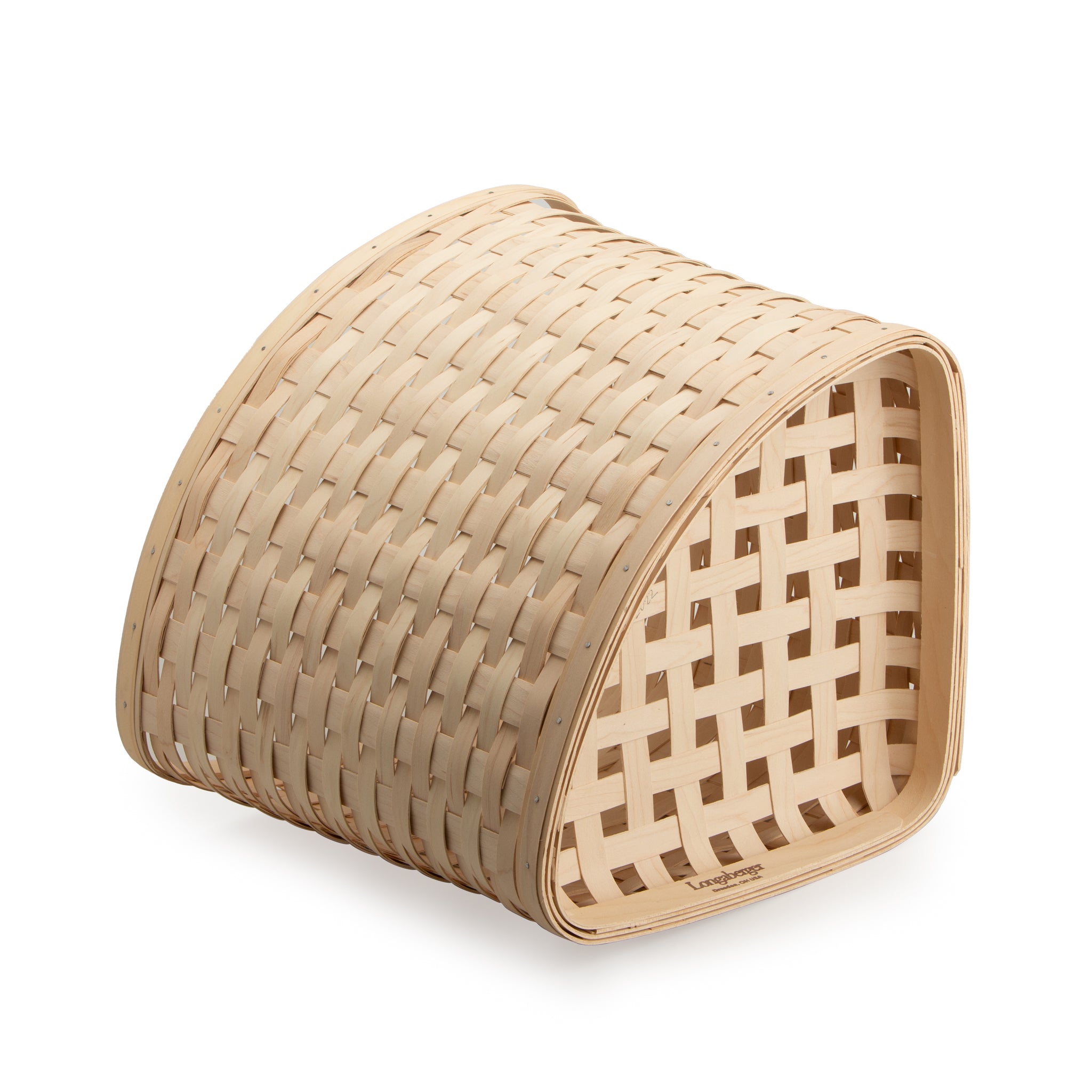 Corner Waste Basket - Whitewashed - 图片 2