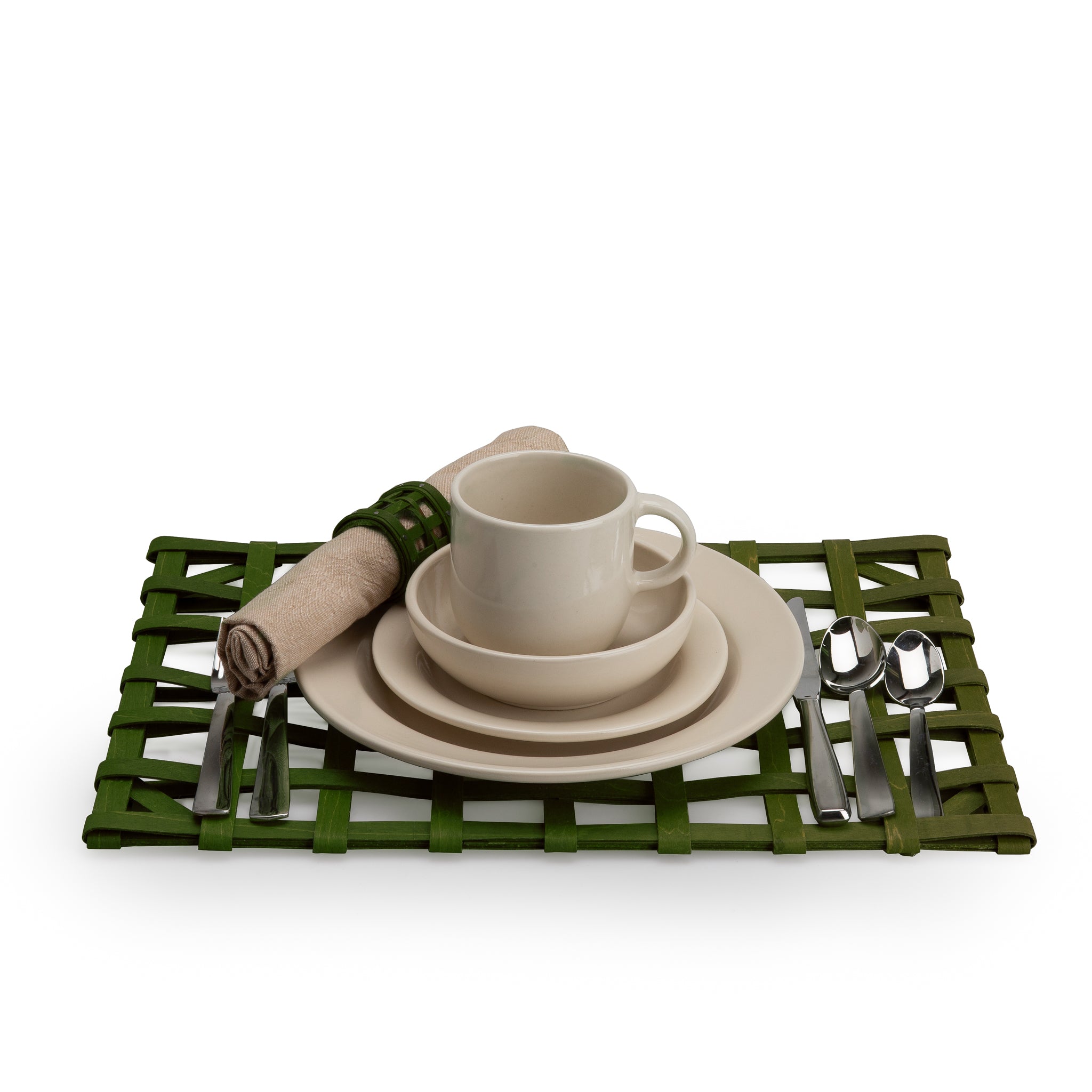 1896 Placemat Set - Bold Green - 图片 3