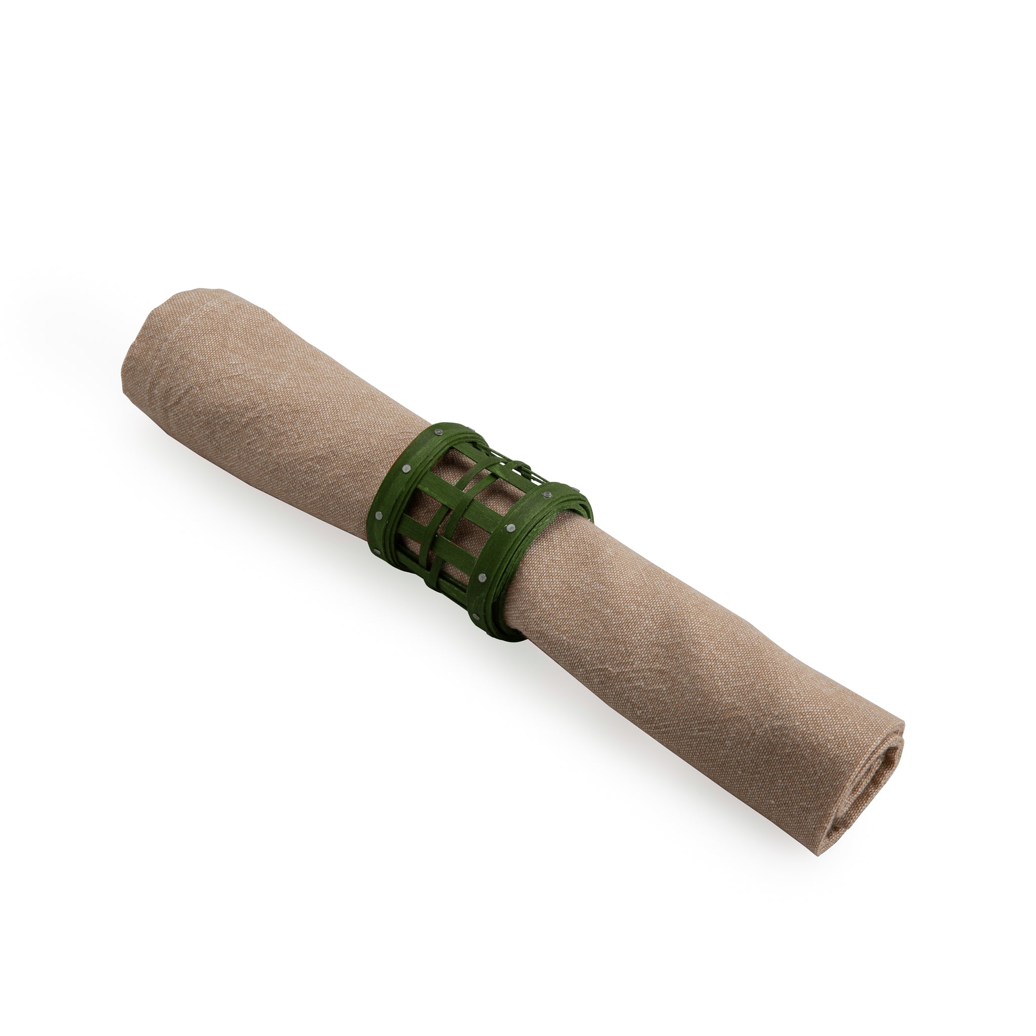1896 Napkin Ring Set - Bold Green - 图片 4