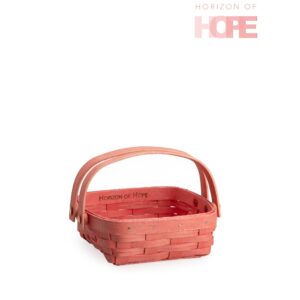 Small Horizon of Hope Cake Basket with Protector - Flamingo Pink