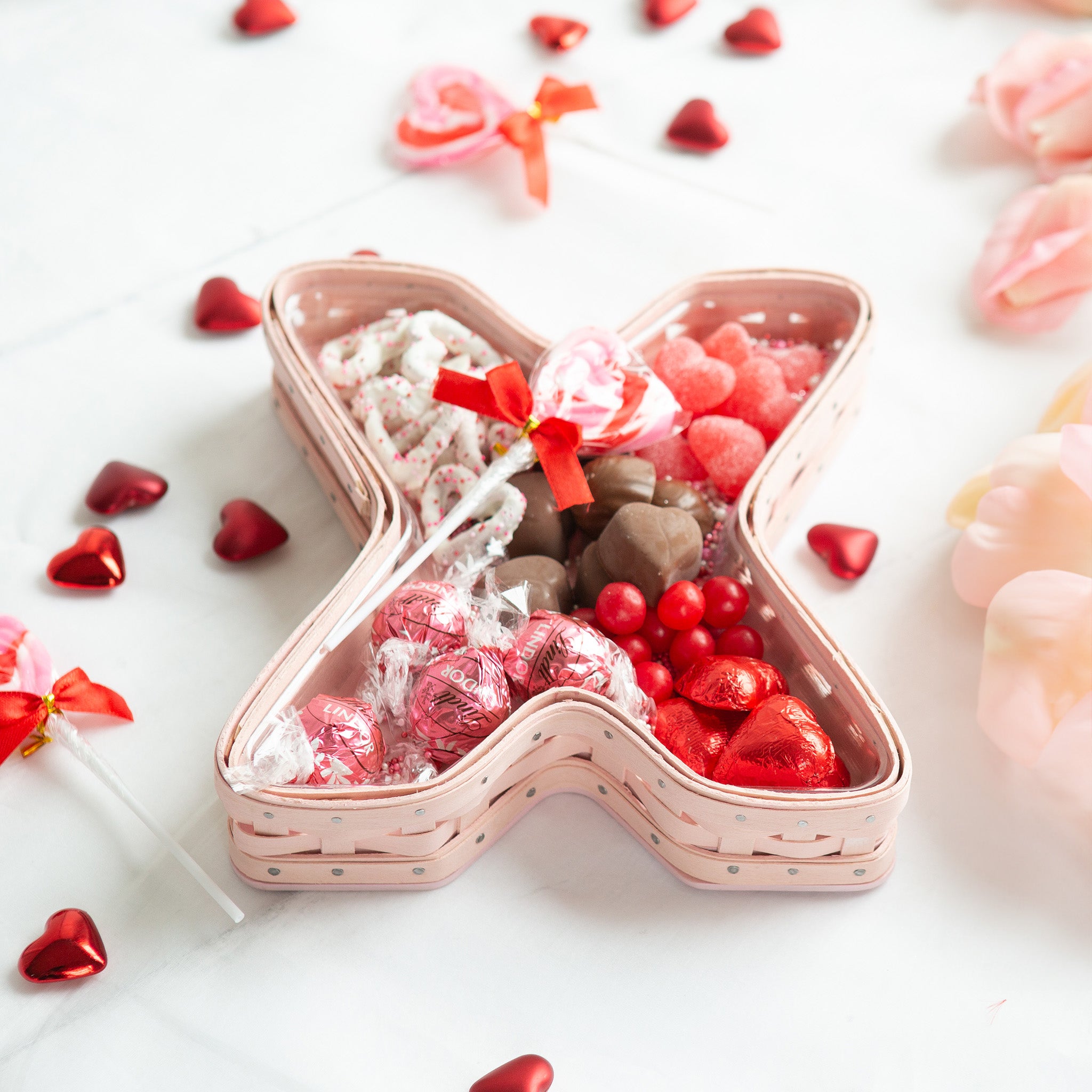 X Basket with Protector - Pale Pink - 图片 2
