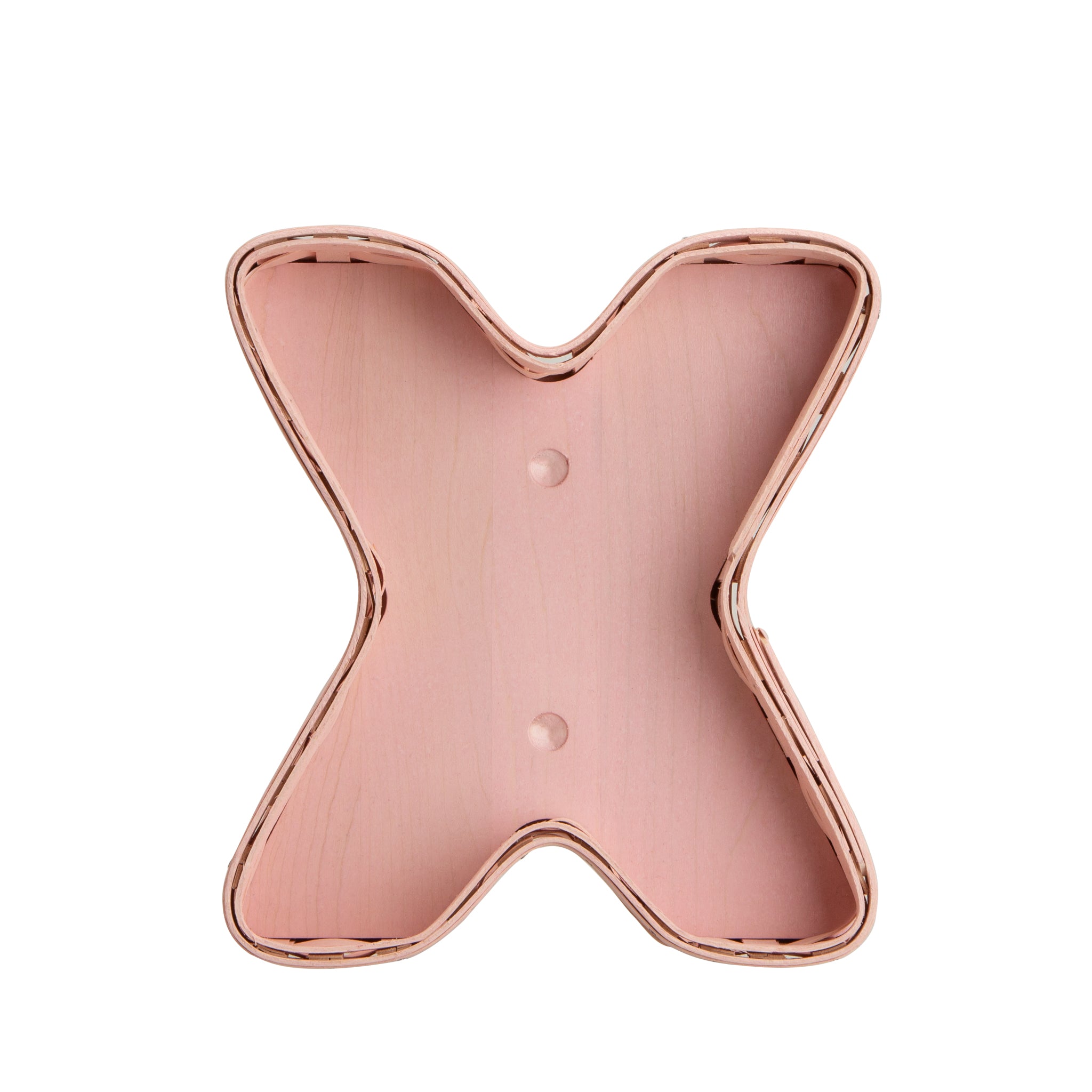 X Basket with Protector - Pale Pink
