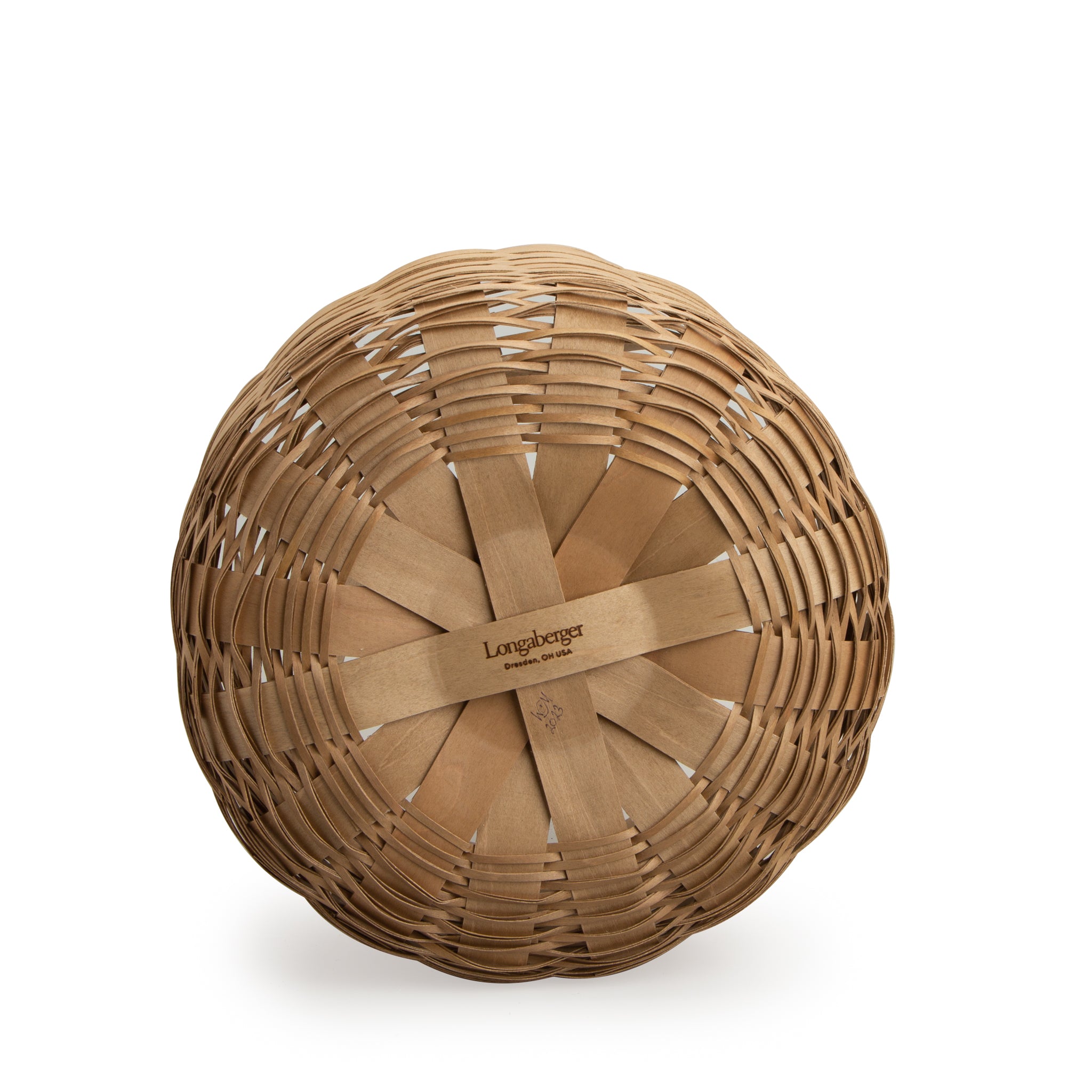 Round Storage Basket - Light Brown - 图片 3
