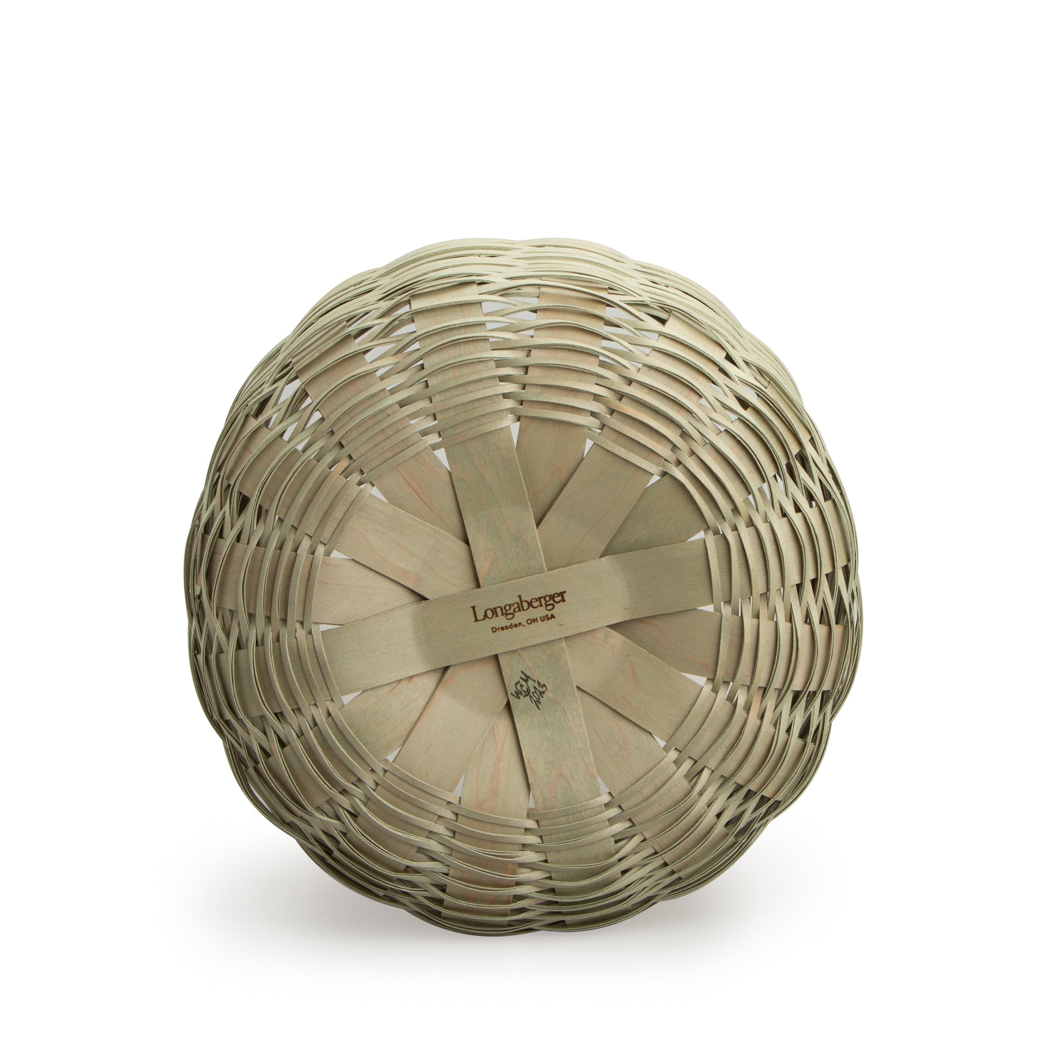Round Storage Basket - Soft Green - 图片 3