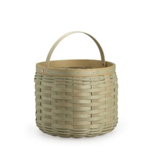 Round Storage Basket Set with Protector - Soft Green