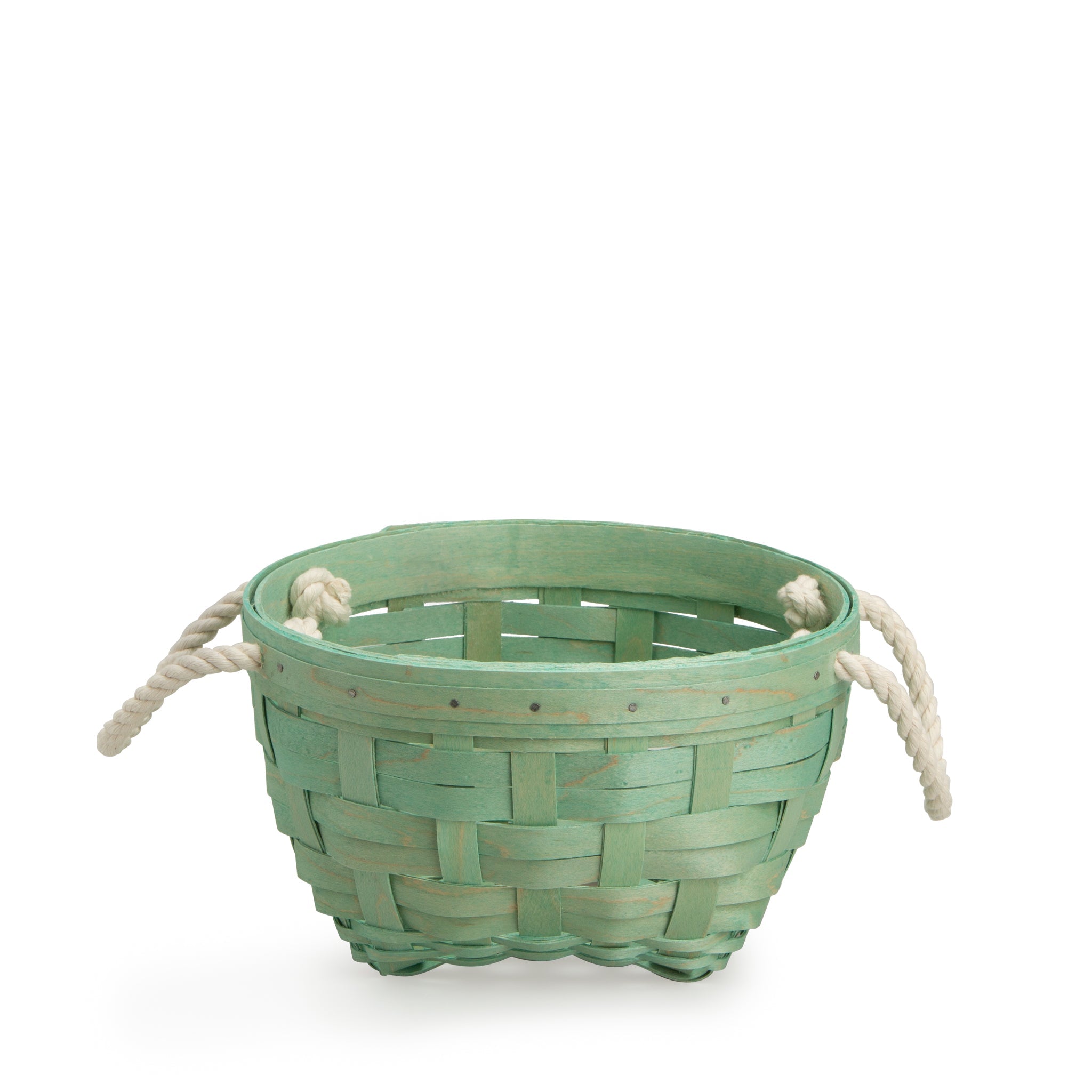Small Interstacking Rope Basket Mint - 图片 2