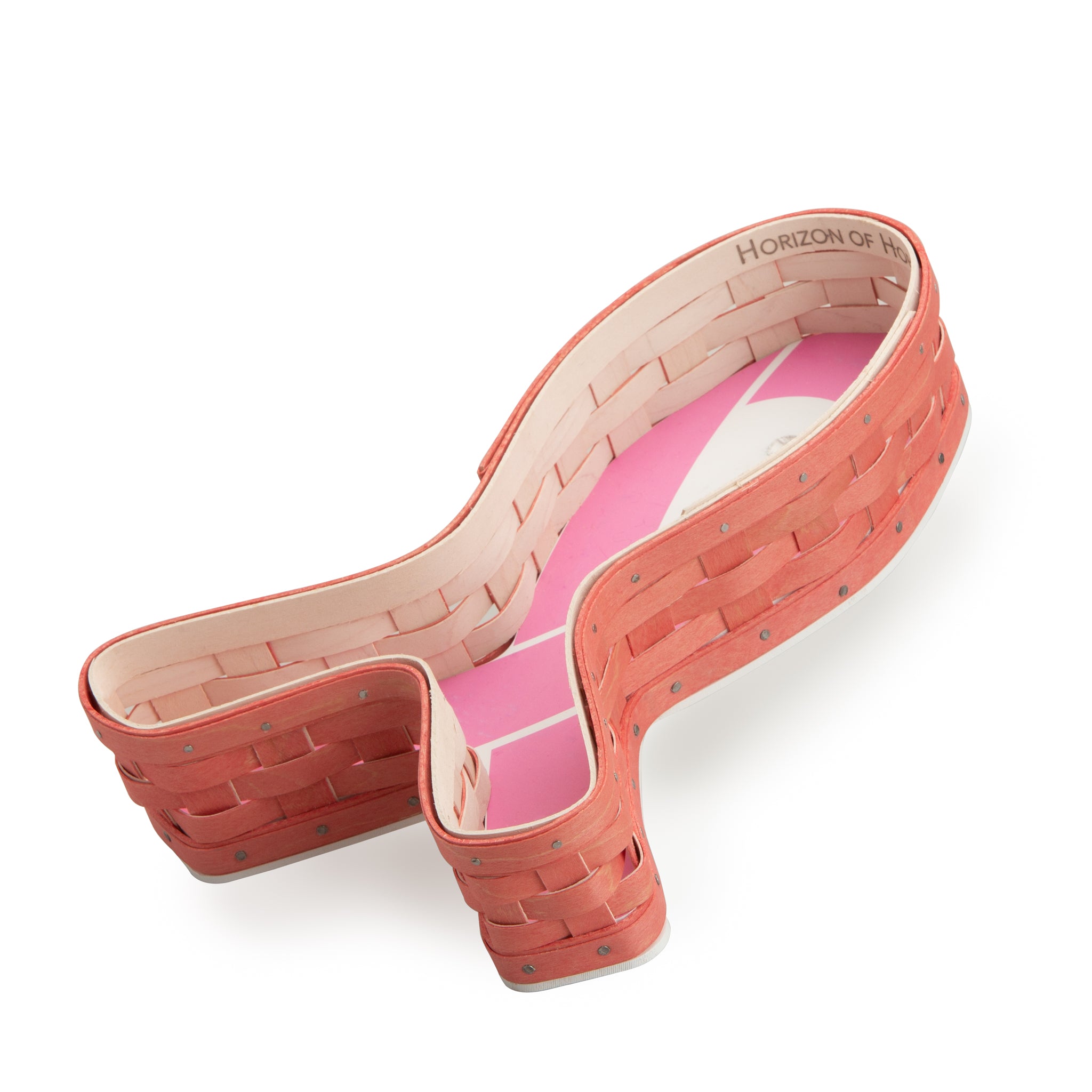 Horizon of Hope Ribbon Basket with Protector - Flamingo Pink - 图片 2