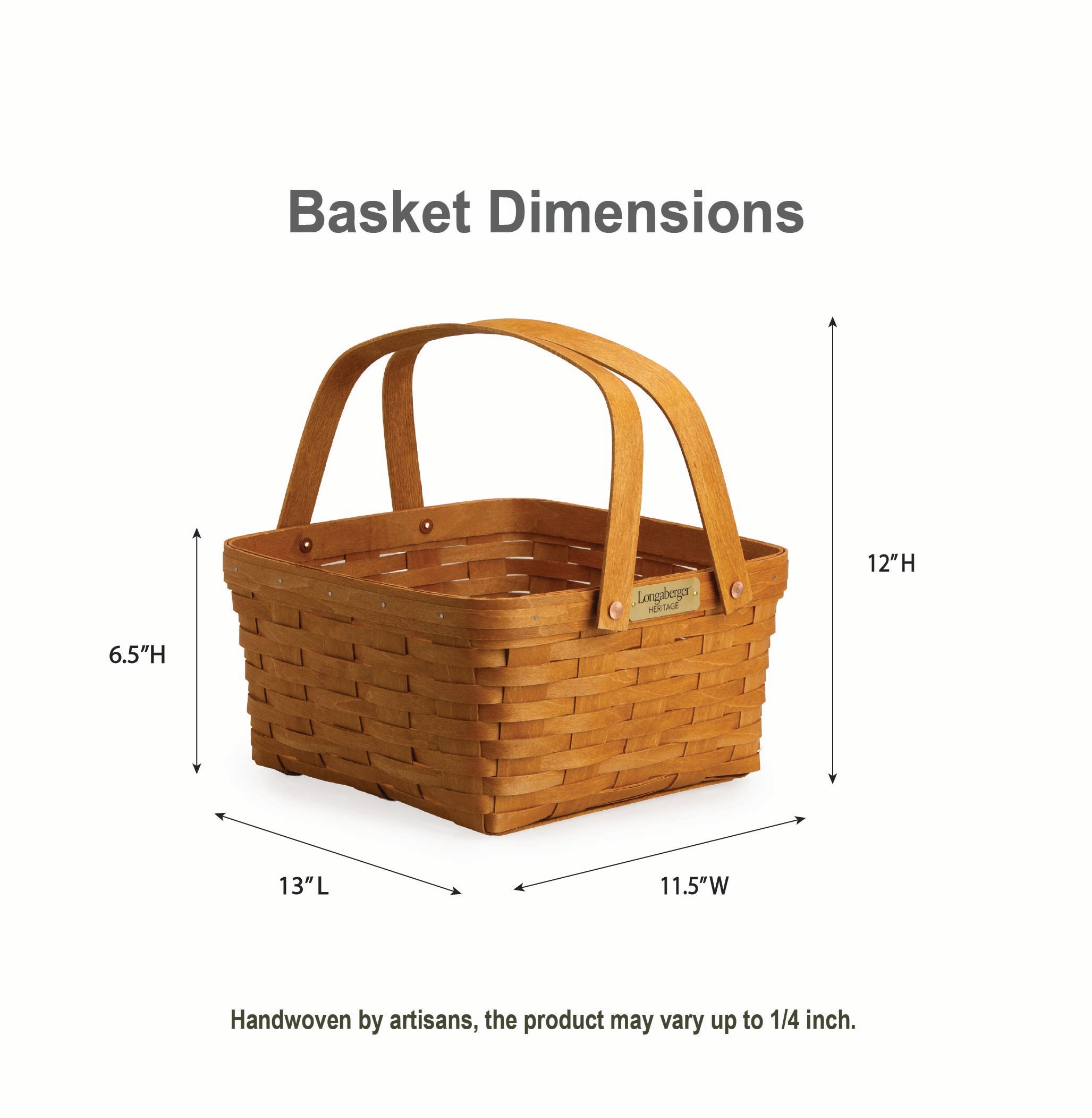 Collector's Heritage Cake Basket with Lid and Protector - Warm Brown - 图片 2