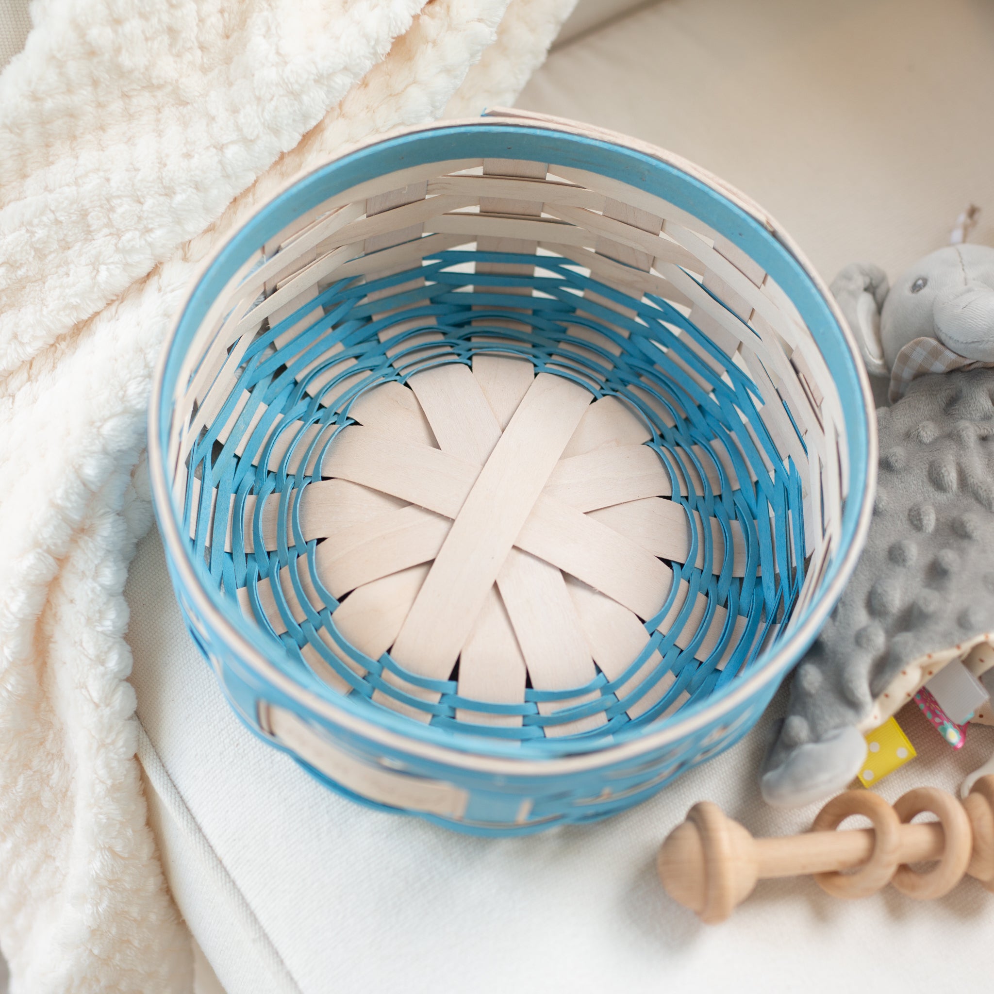 Celebrations It's a Boy Basket with Protector - Blue - 图片 5