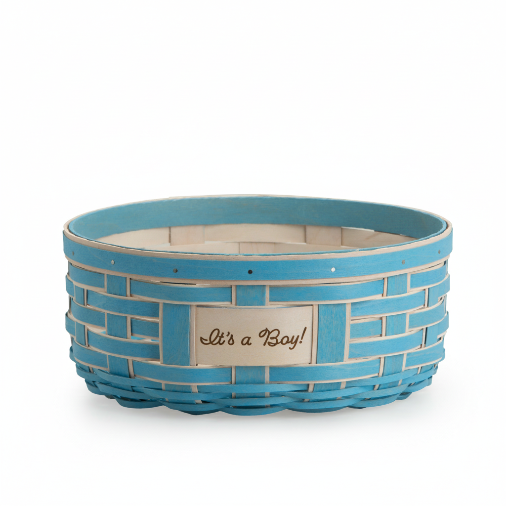 Celebrations It's a Boy Basket with Protector - Blue