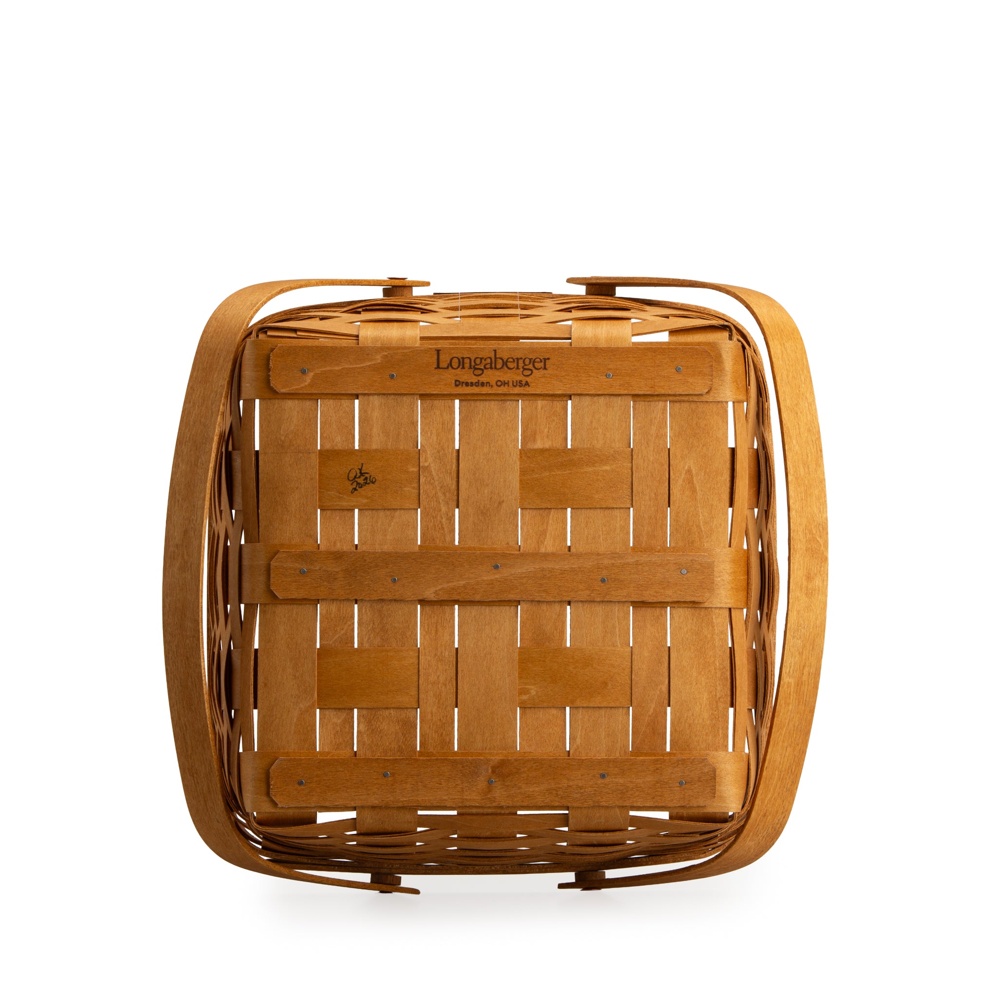 Collector's Heritage Cake Basket with Lid and Protector - Warm Brown - 图片 17