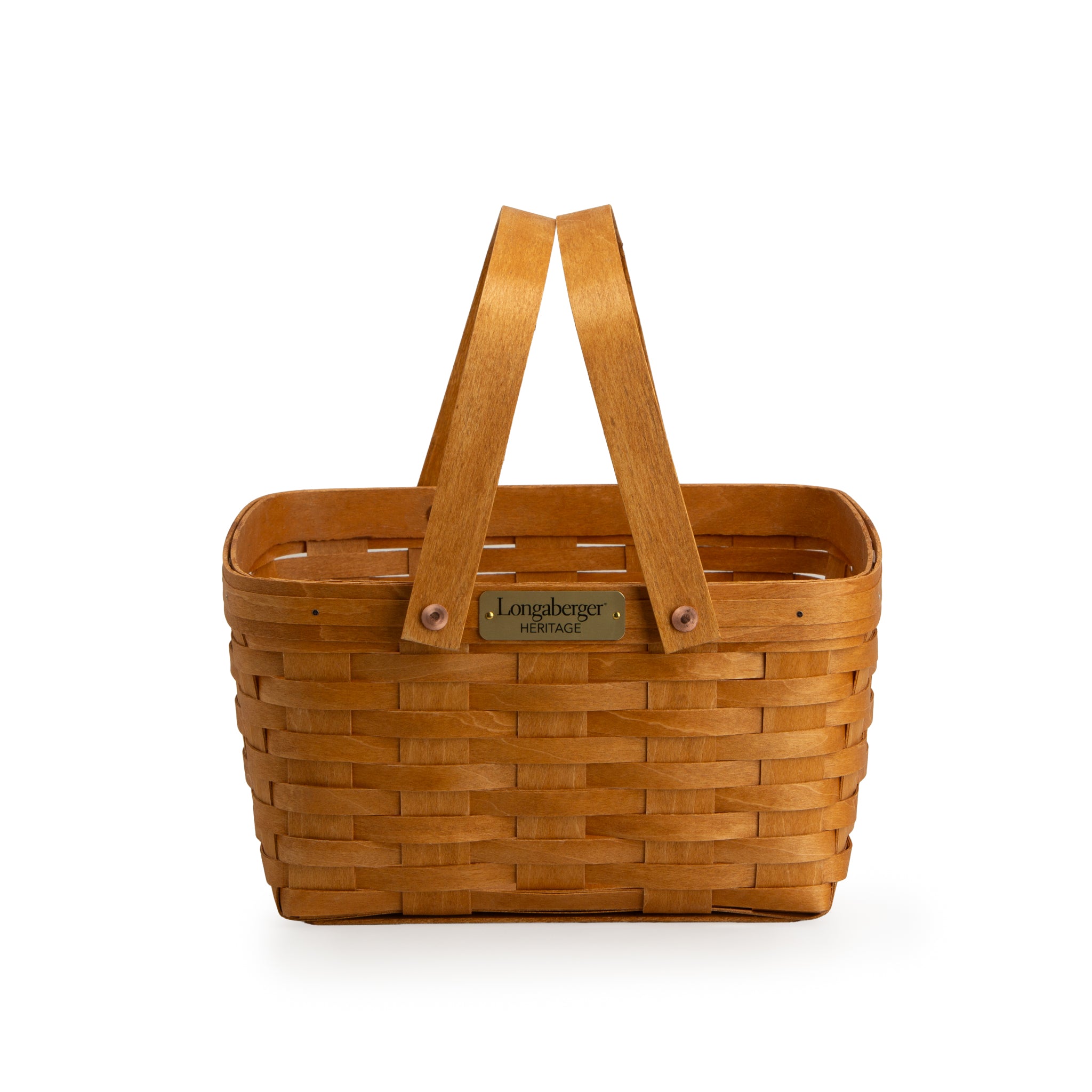 Collector's Heritage Cake Basket with Lid and Protector - Warm Brown - 图片 11