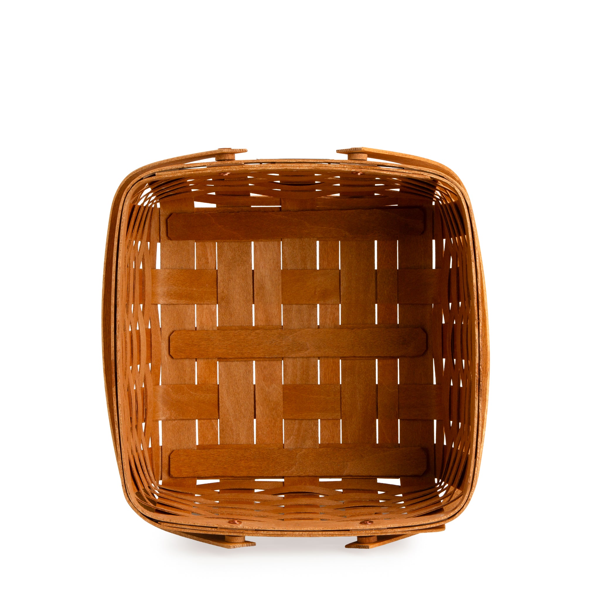 Collector's Heritage Cake Basket with Lid and Protector - Warm Brown - 图片 16