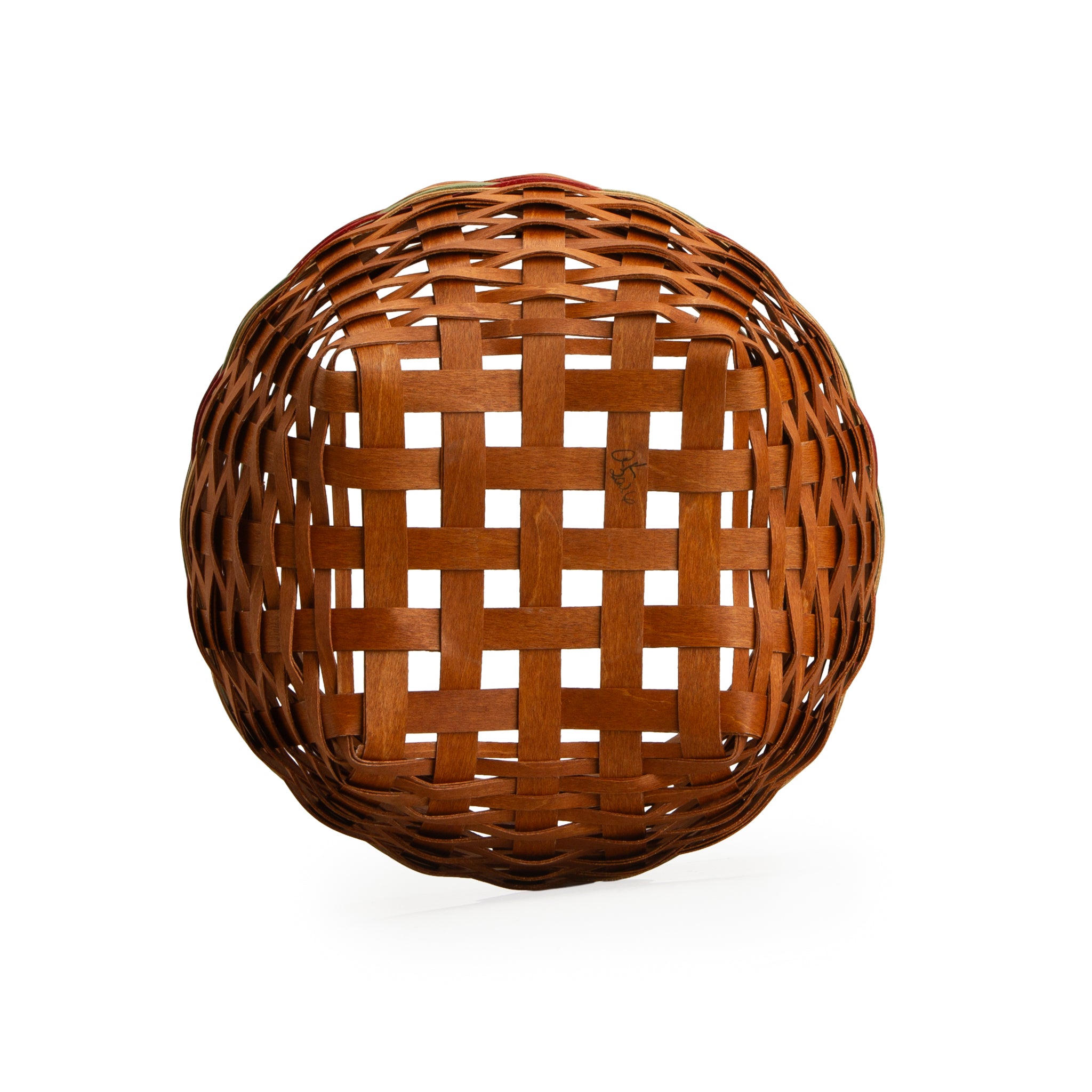Collector's Apple Picking Medium Round Basket with Protector - Red - 图片 13