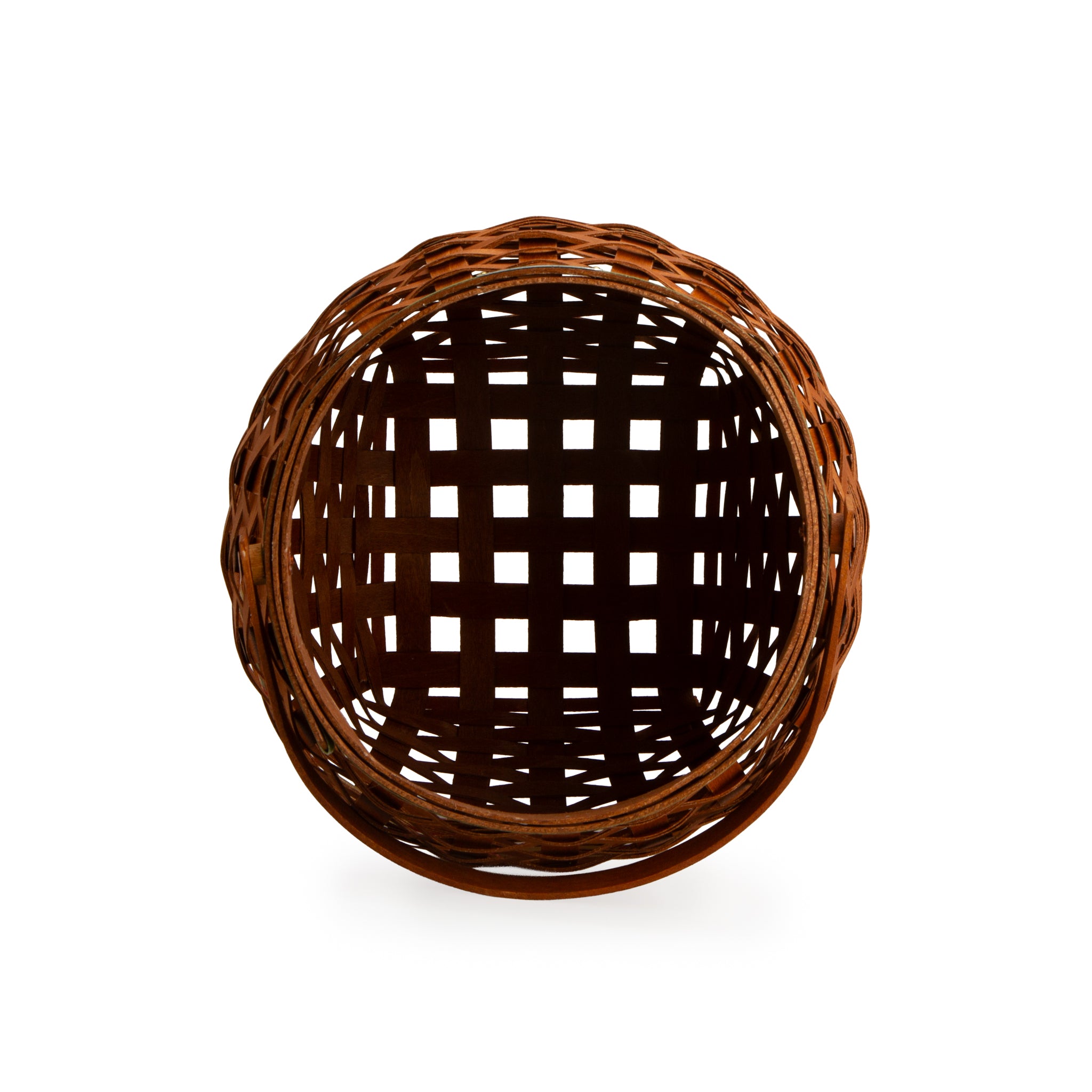Collector's Apple Picking Medium Round Basket with Protector - Red - 图片 12