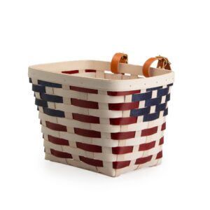 Americana Tapered Rectangle Bicycle Basket with Protector