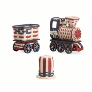 Collector's Americana 3-Piece Woven Decor Set