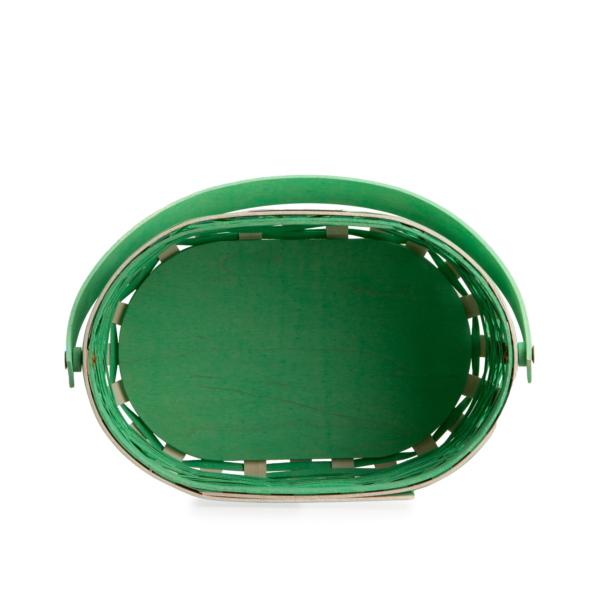 Collector's Easter Medium Oval Basket with Protector - Green - 图片 10