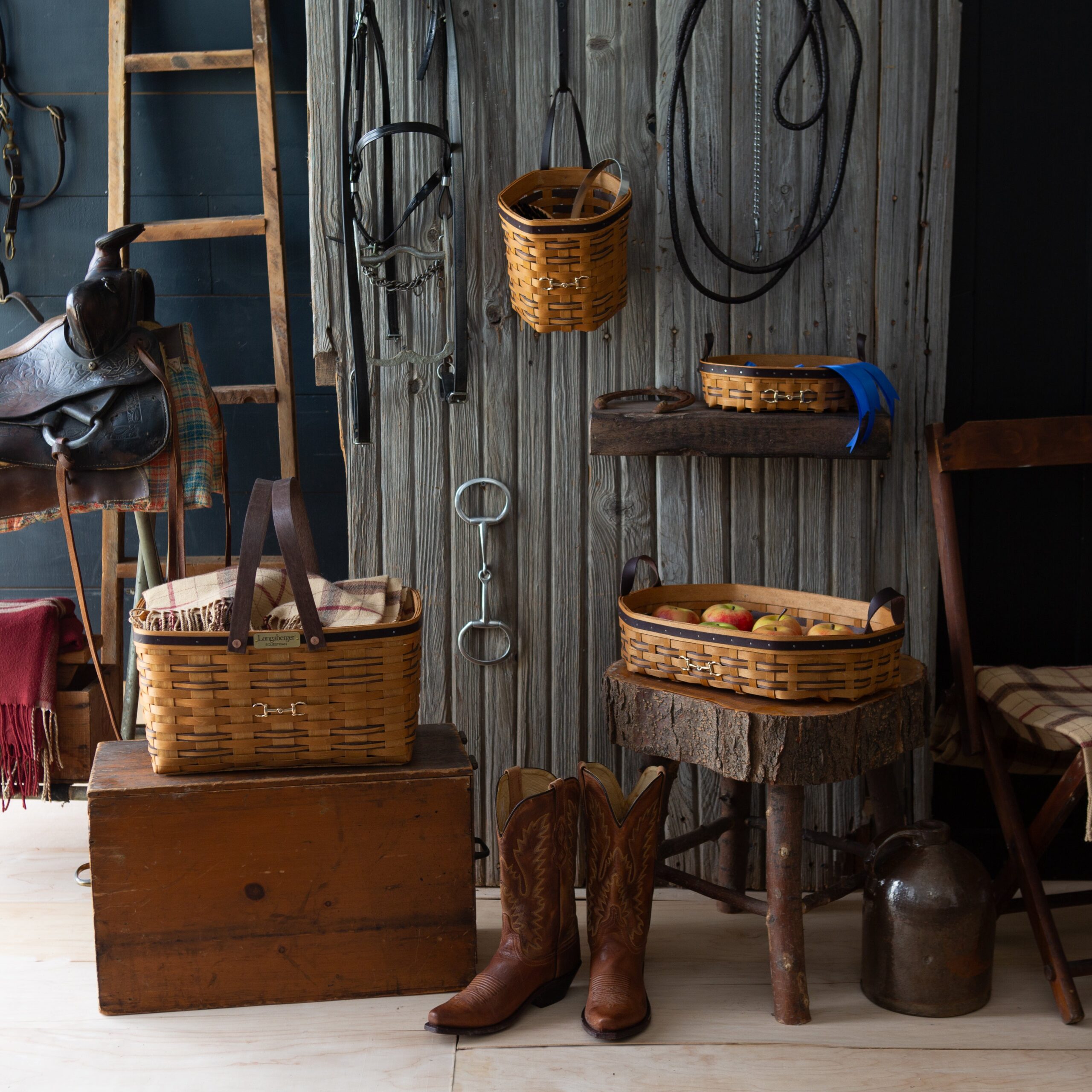 Collector's Equestrian Collection 8-Piece Set - Leather Trim - 图片 3