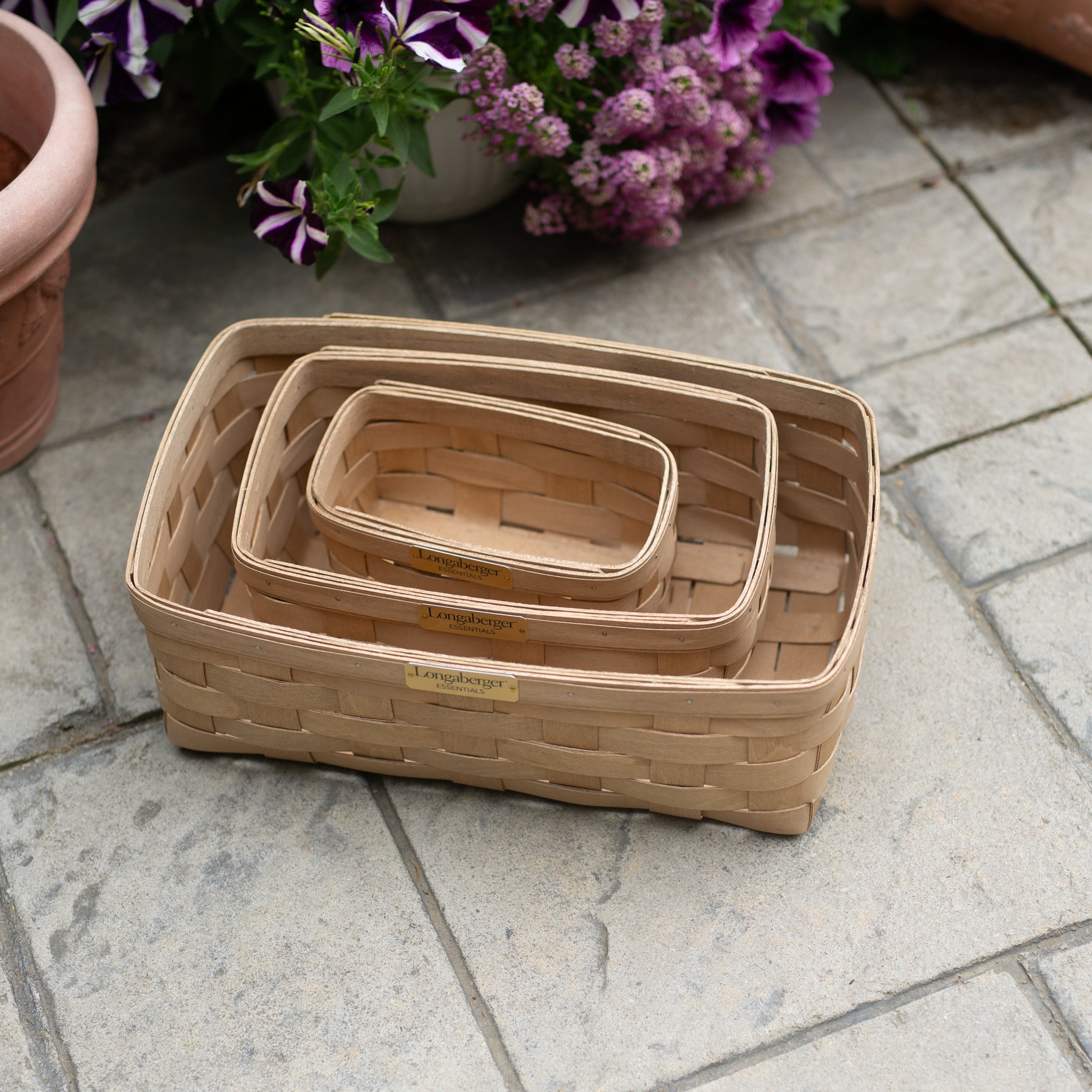 Collector's Essentials 6-Piece Nesting Rectangle Basket Set - 图片 10