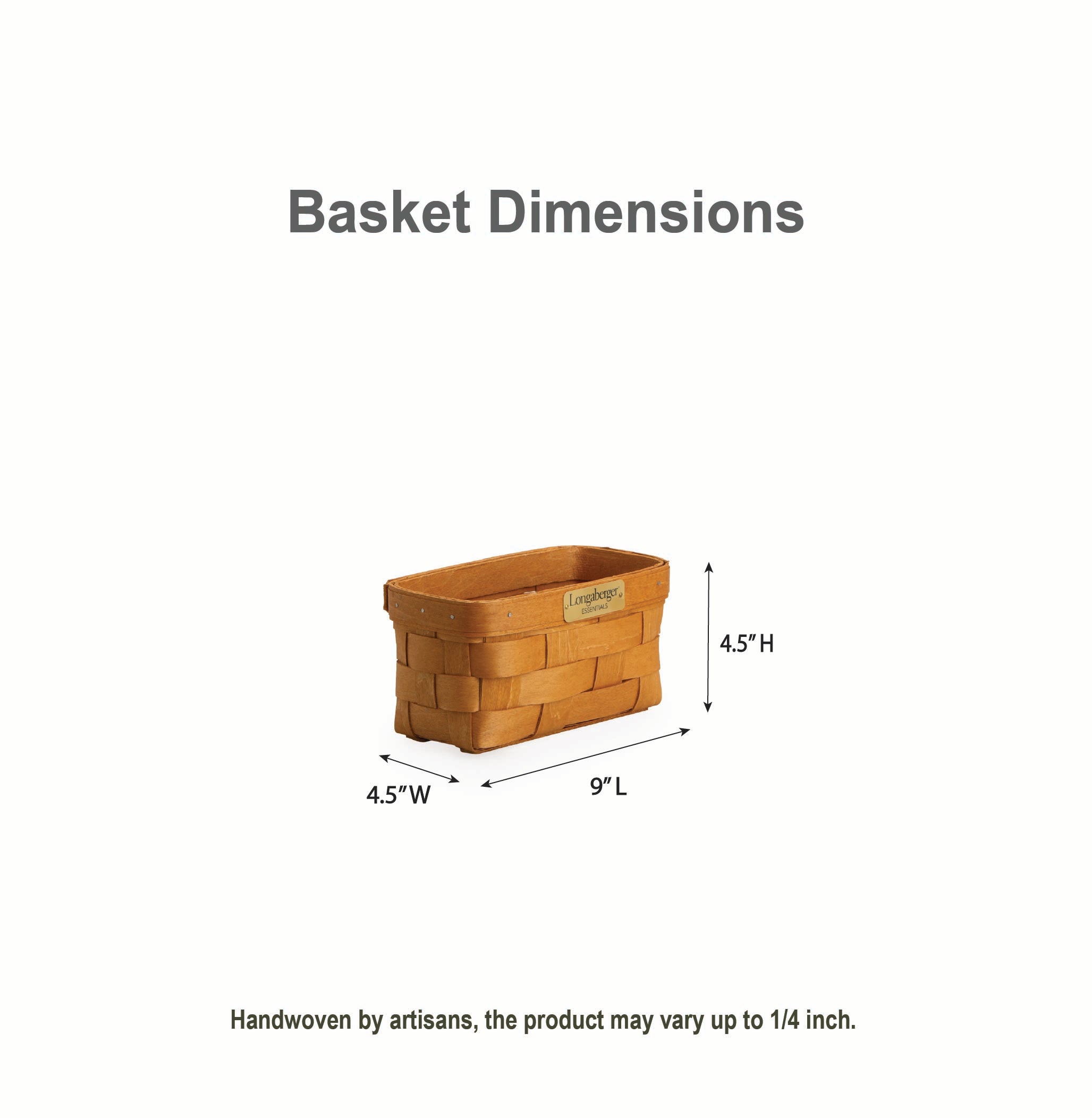 Collector's Essentials 6-Piece Nesting Rectangle Basket Set - 图片 4