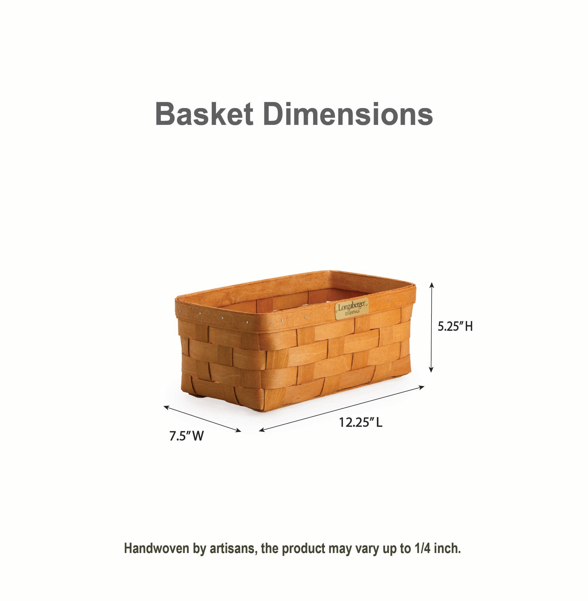 Collector's Essentials 6-Piece Nesting Rectangle Basket Set - 图片 5