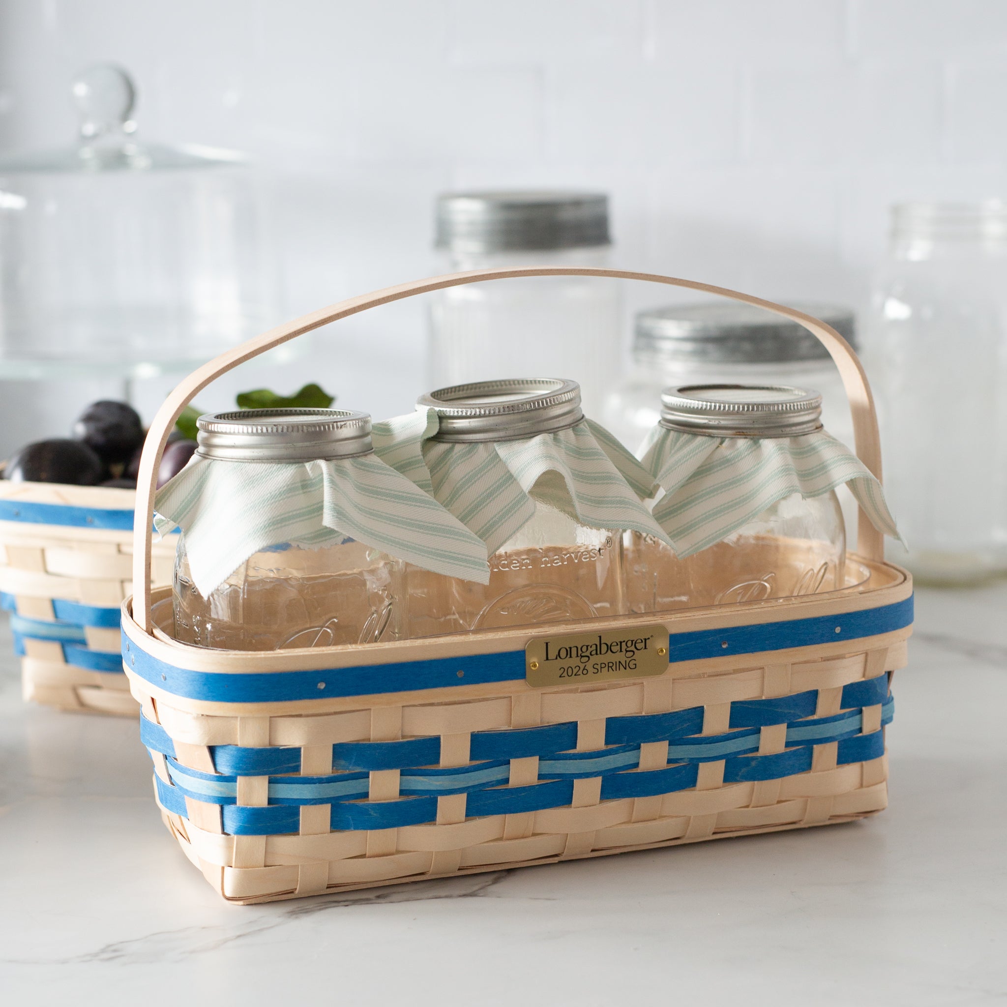 Collector's Spring Canning Basket with Protector - Blueberry - 图片 2