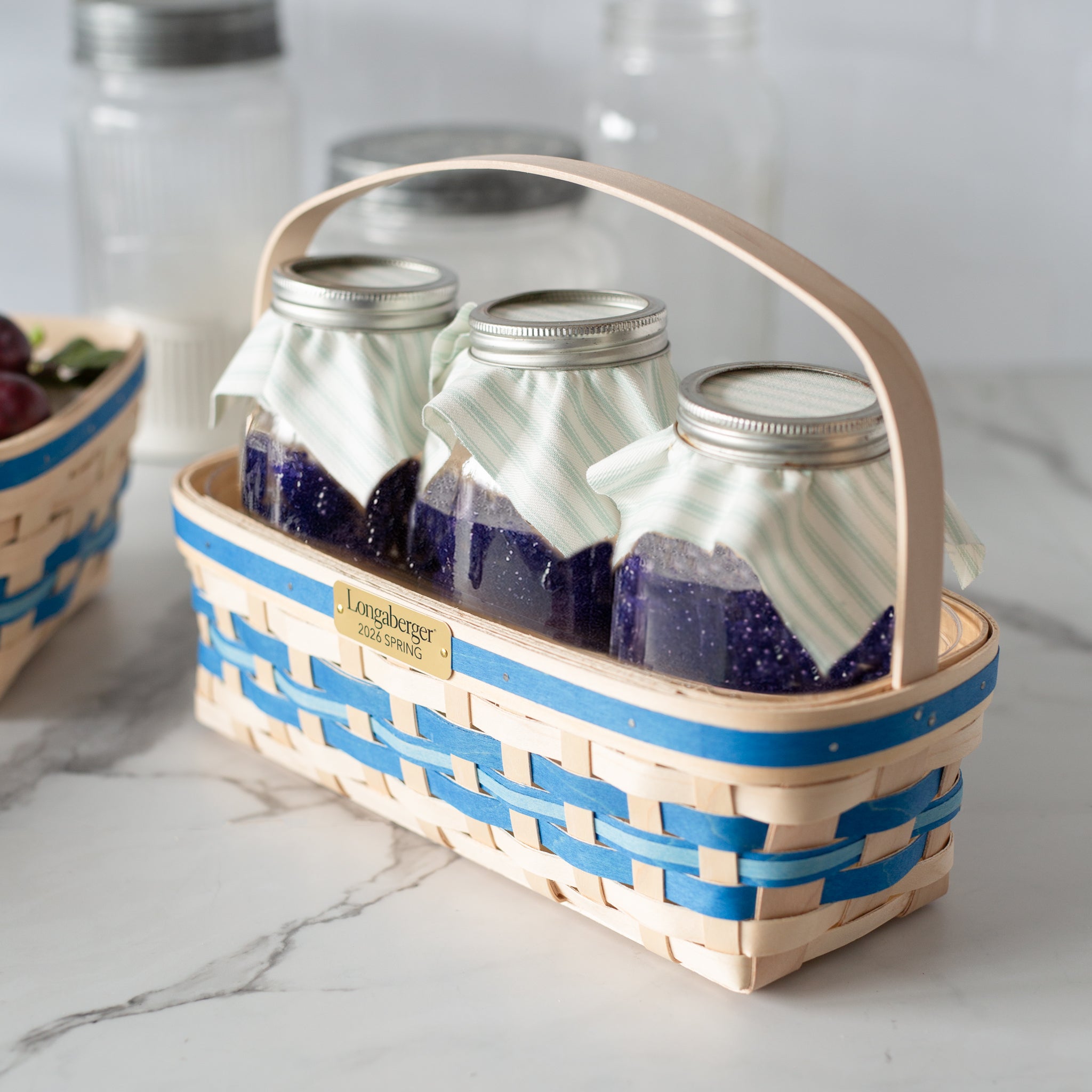 Collector's Spring Canning Basket with Protector - Blueberry - 图片 3