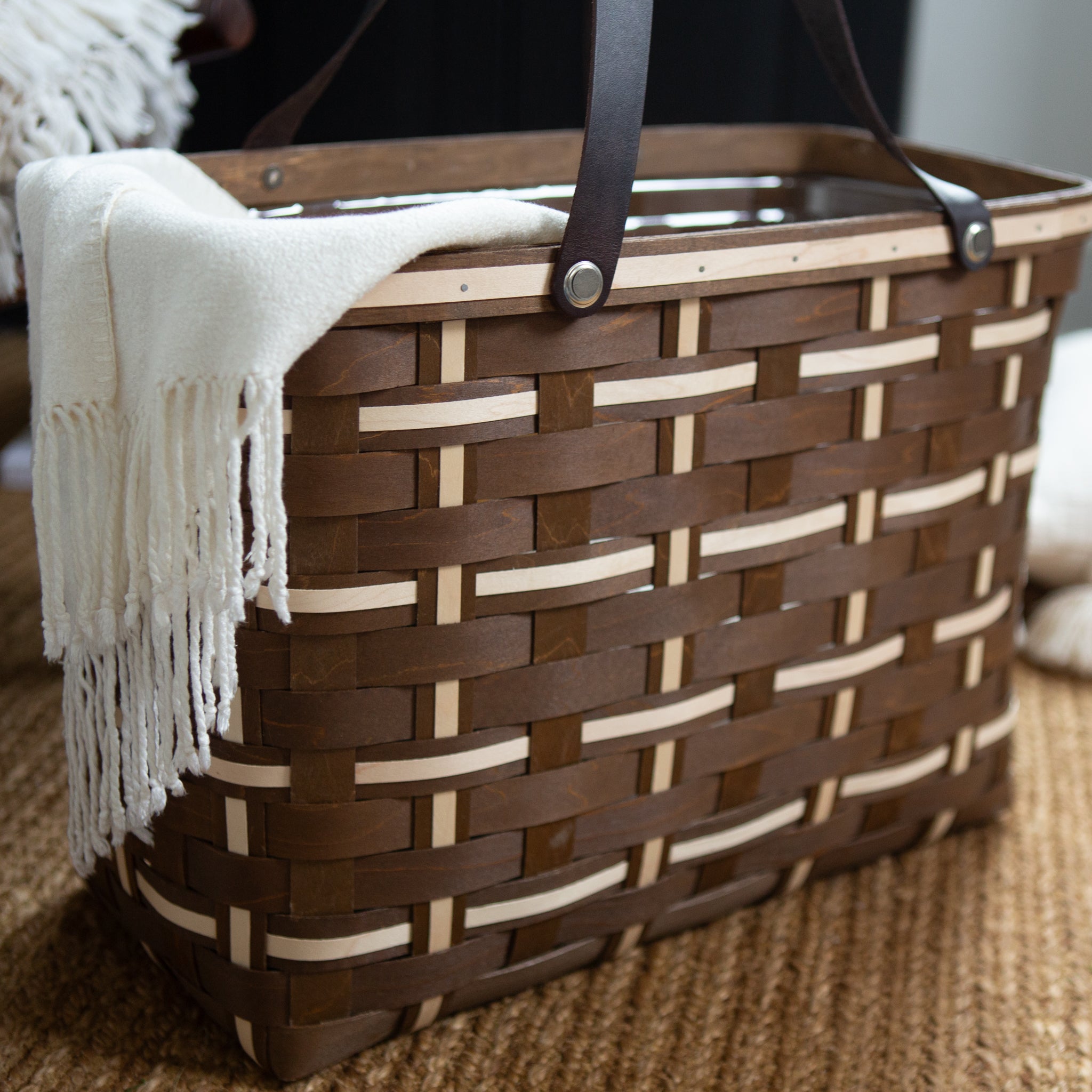 Everyday Large Tote Basket with Protector - Vintage - 图片 5