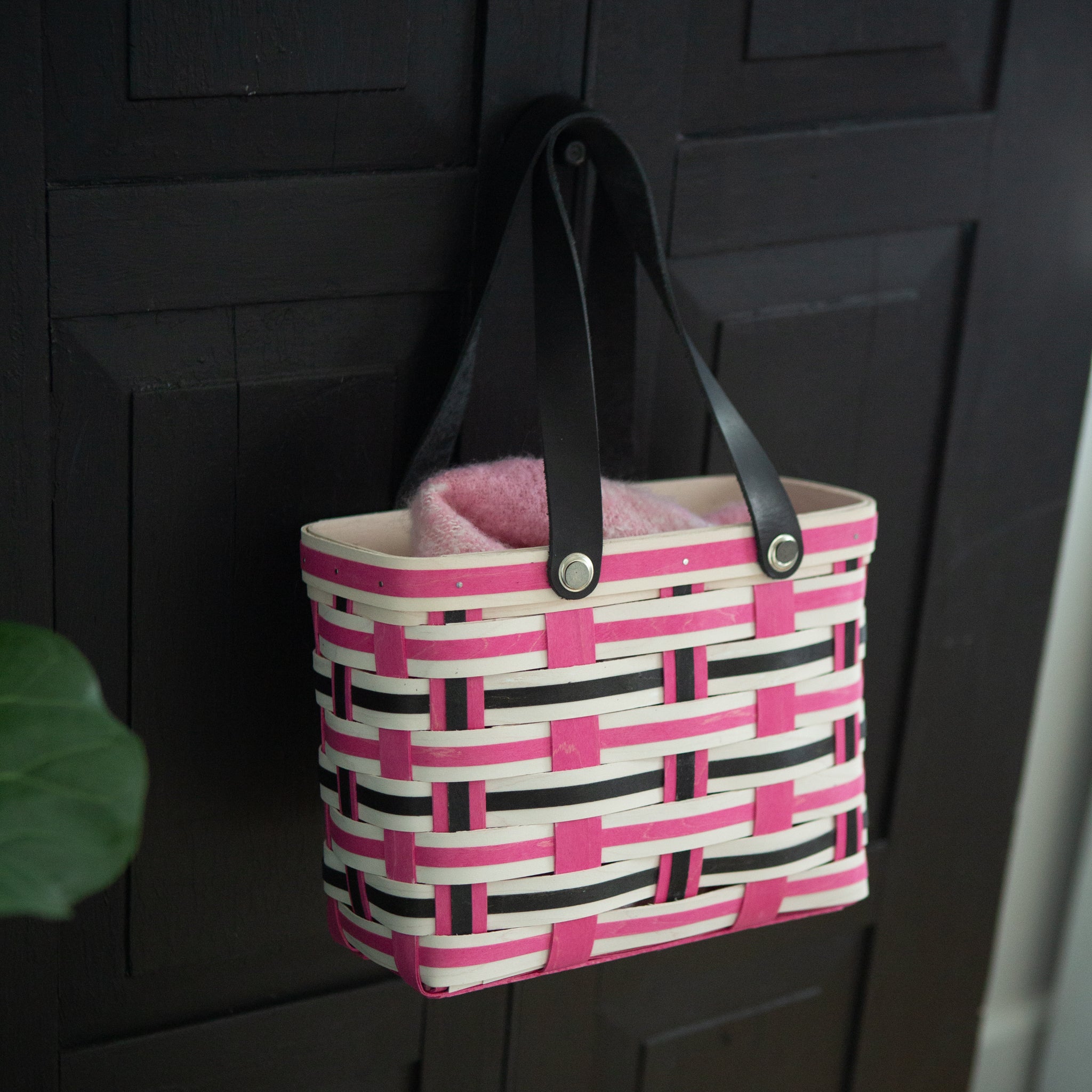 Everyday Medium Tote Basket with Protector - Blush - 图片 4