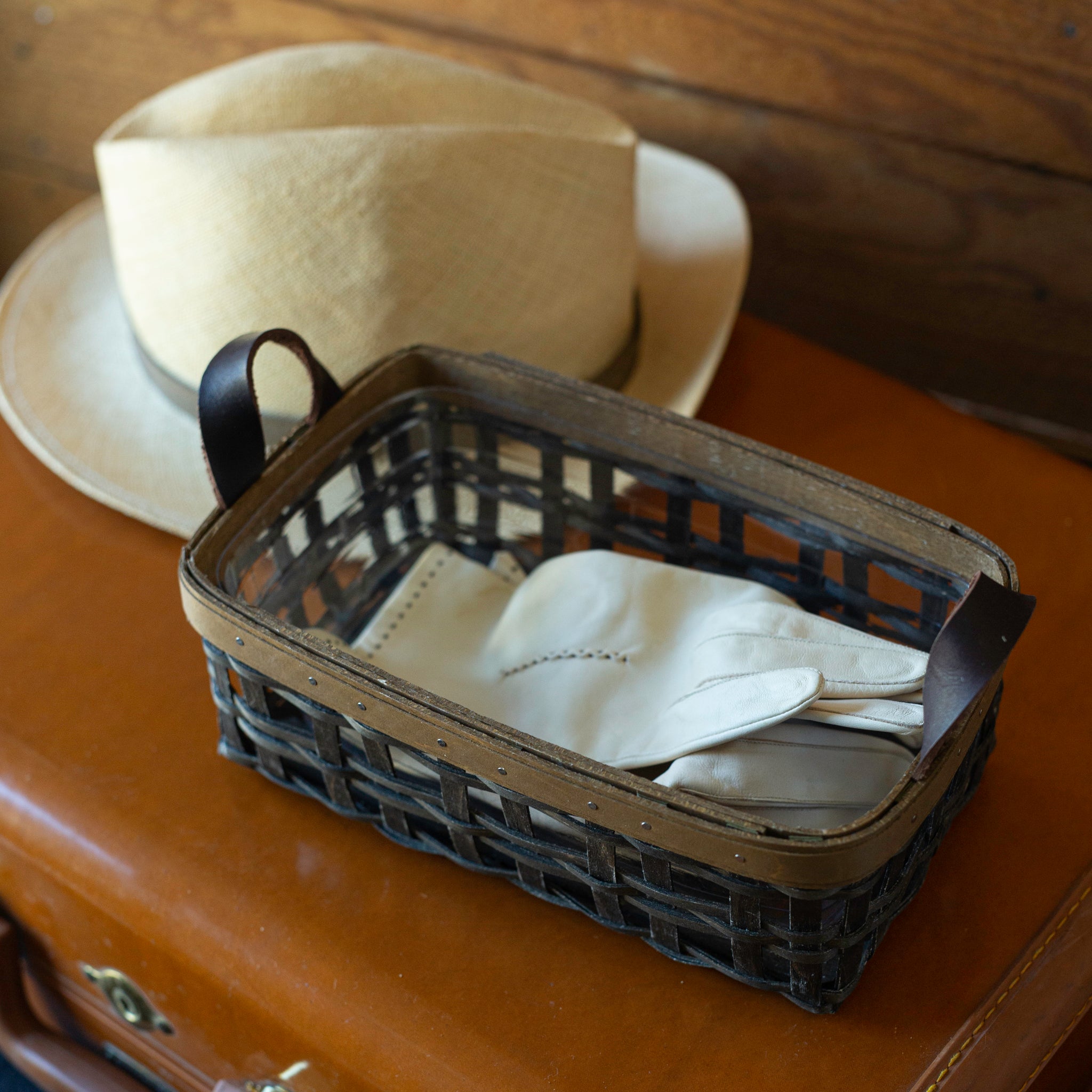 Railway Pullman Basket with Protector - Vintage - 图片 7
