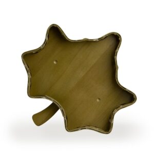 Norman Rockwell Leaf Basket with Protector - Gothic Green