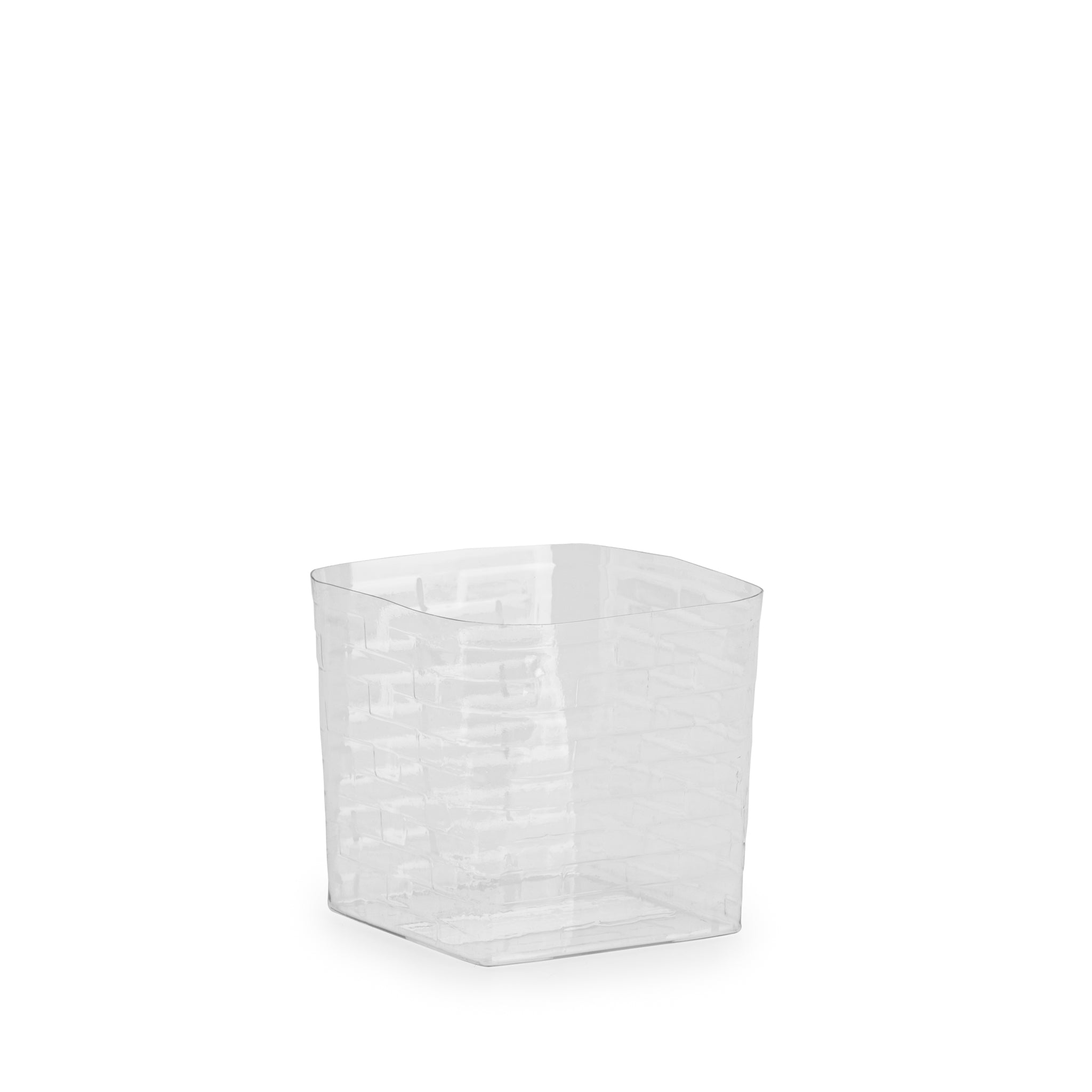 1973 Tall Tissue Basket with Lid and Protector - White - 图片 2