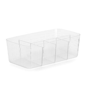 Large Handled Rectangle Organizing Basket Protector - Fits: 14.5L x 7.75W x 4.34H