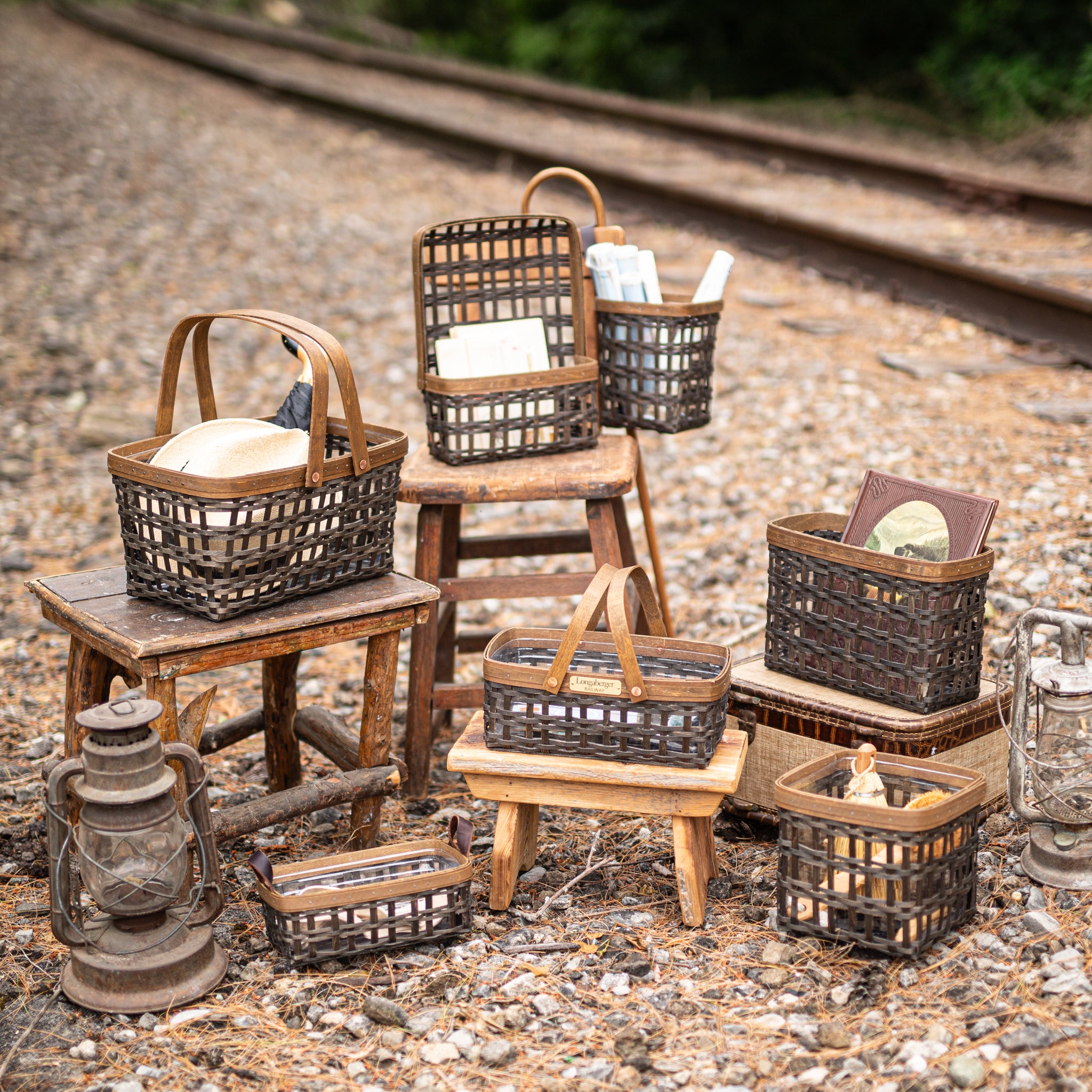 Railway Porter Basket with Protector - Vintage - 图片 7