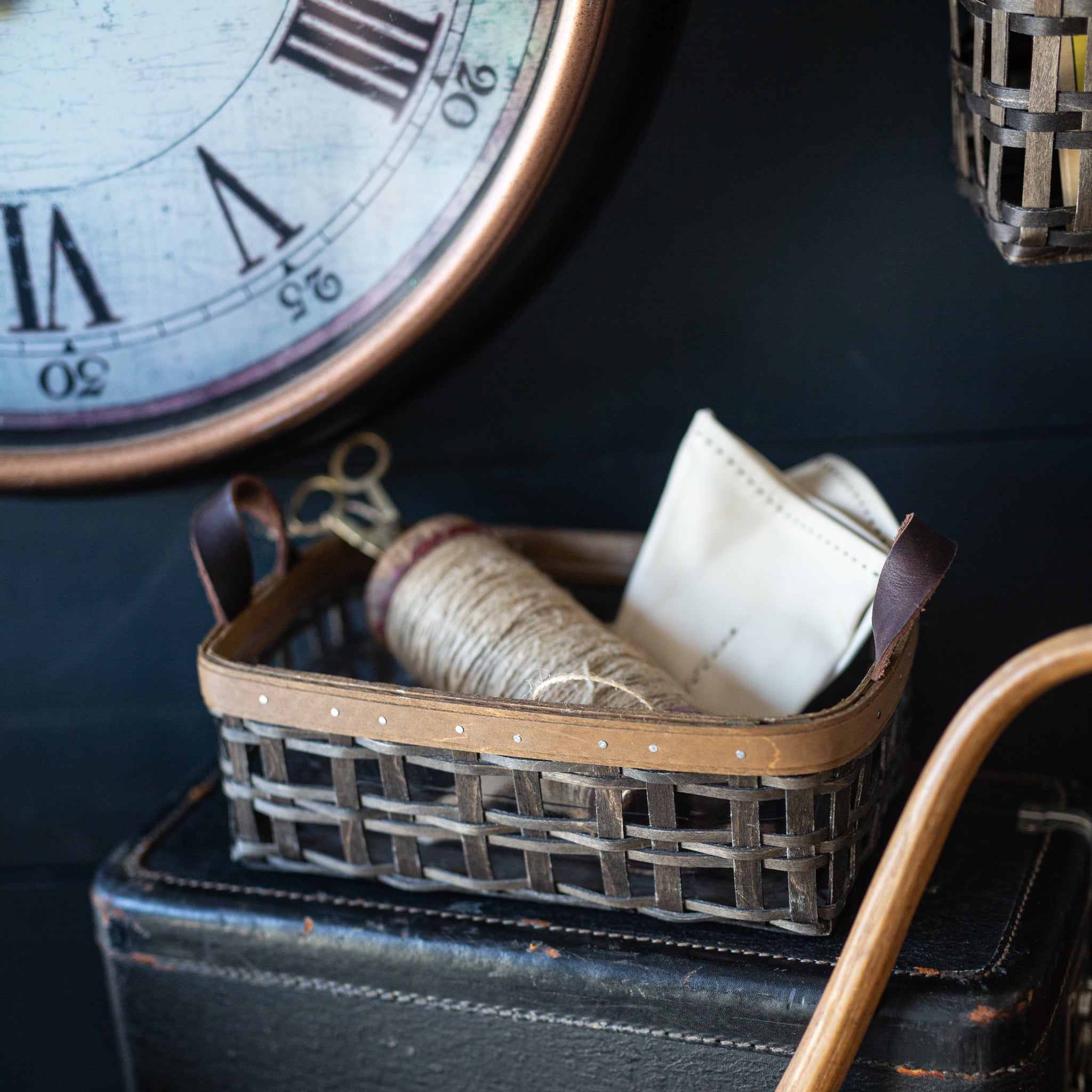 Railway Pullman Basket with Protector - Vintage - 图片 4