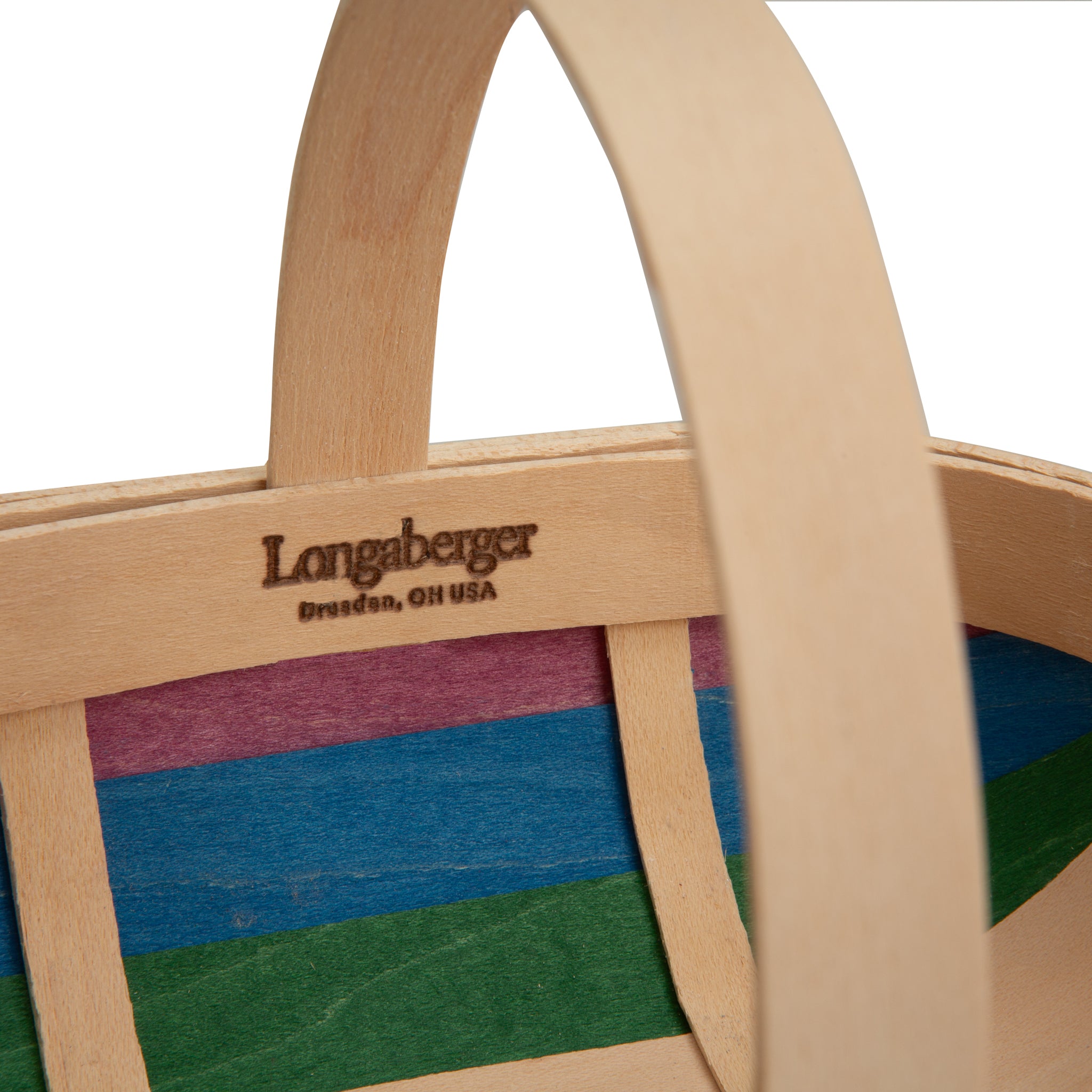 Rainbow Small Trug Basket with Protector - Multi - 图片 7