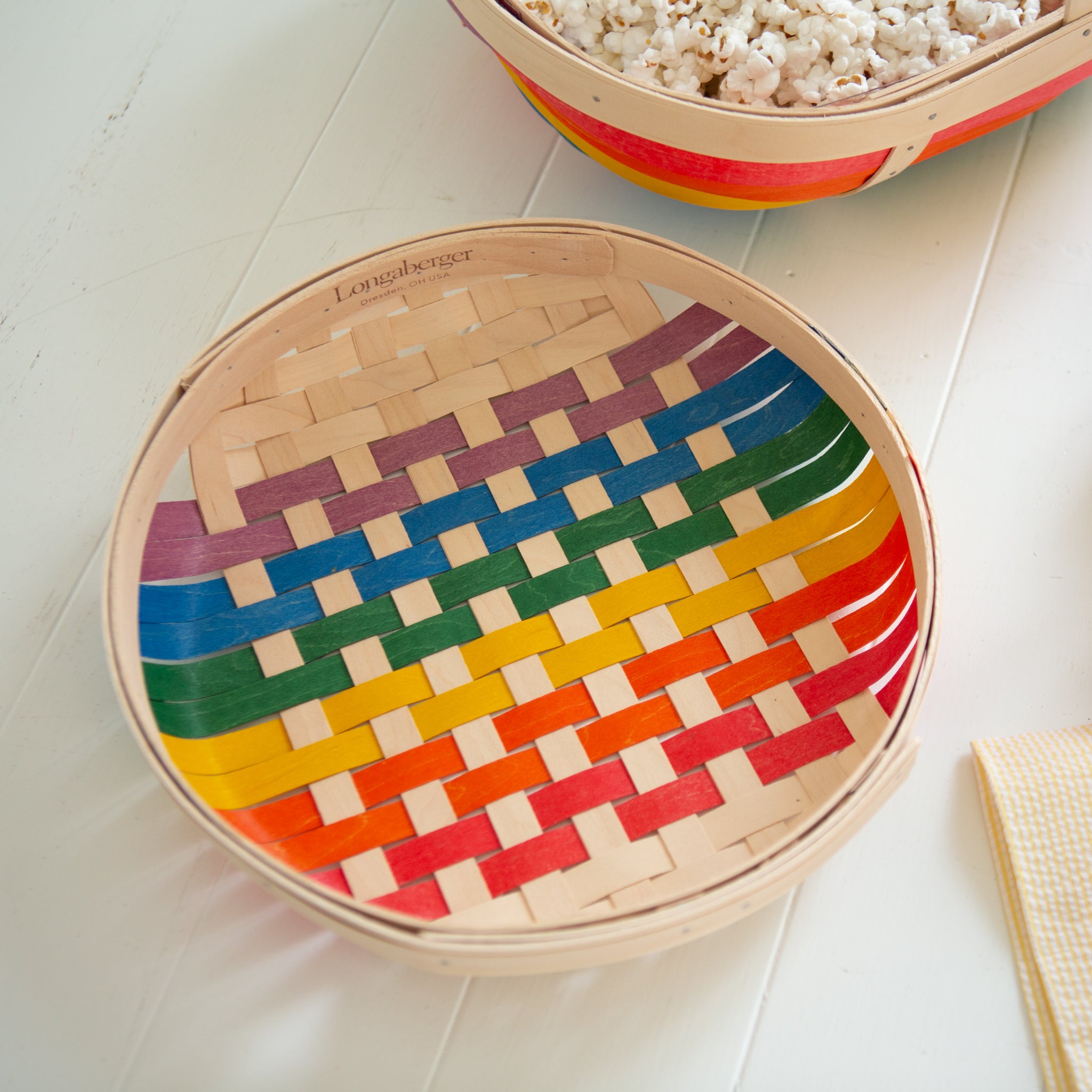 Rainbow Small Tray Basket - Multi - 图片 2