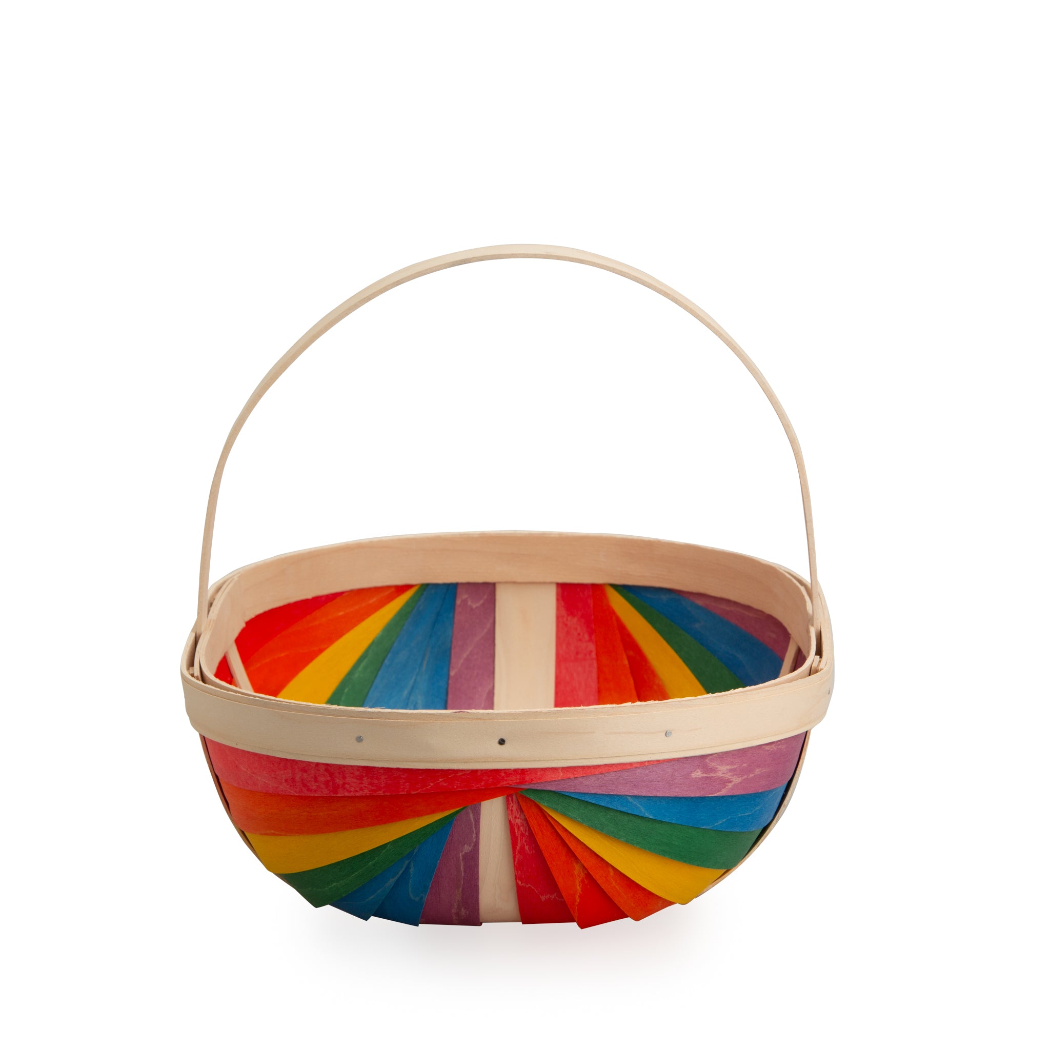 Rainbow Large Trug Basket with Protector - Multi - 图片 14