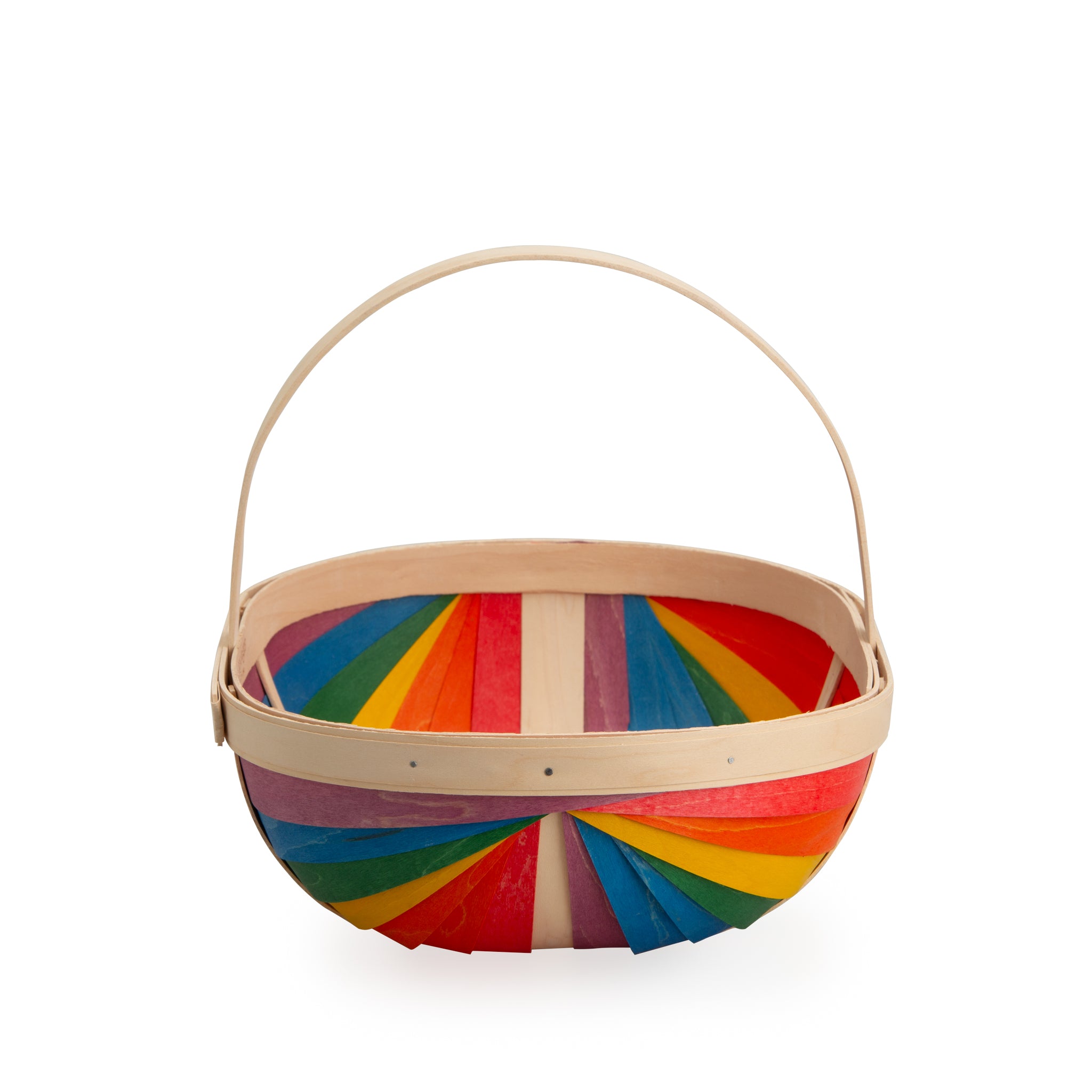 Rainbow Large Trug Basket with Protector - Multi - 图片 16